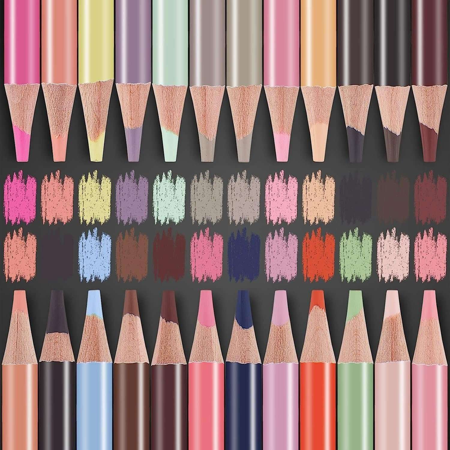 SAMVARDHAN Pack of 24 Oil Colour Pencils Set - Bright and Strong Color for Artists, Non-Toxic Colouring Set, Safe Pencils for Children, Artist Colour Drawing, Sketching, Shading 3