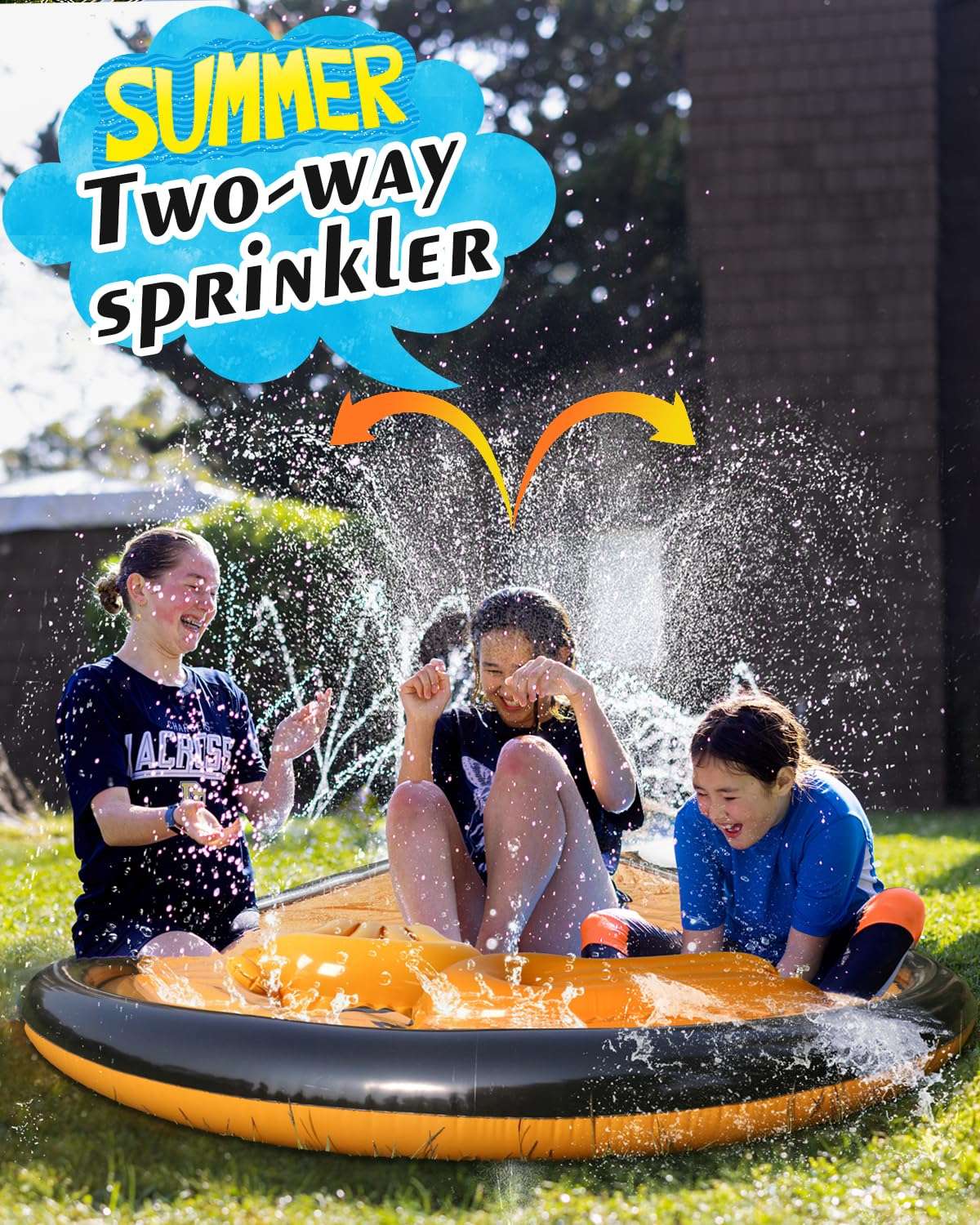 Slip Water and Slide for Kids Adults, Extra Long Backyard Water Slide with Pool and 2 Inflatable Bodyboards, Summer Outdoor Games Water Toys 3