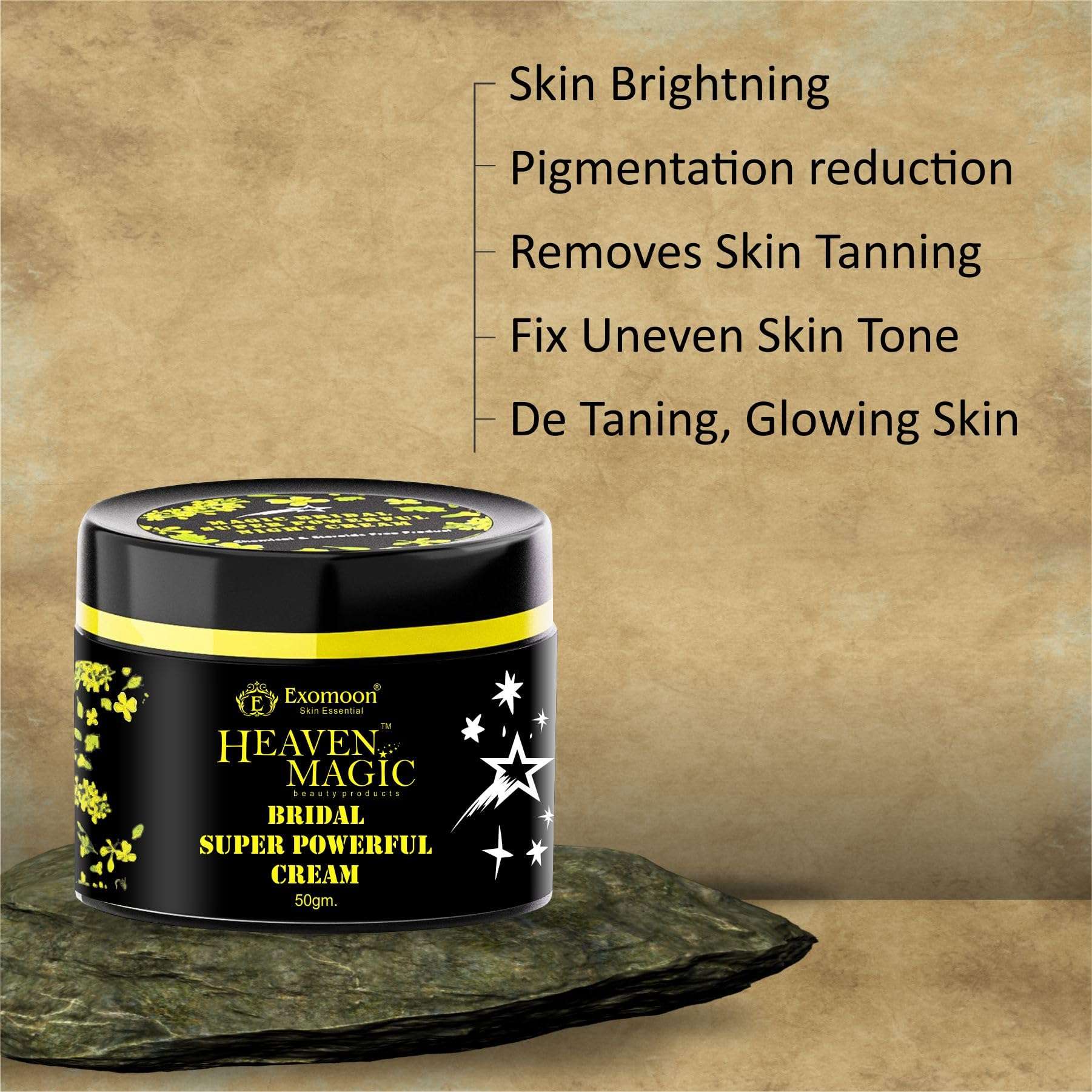 Exomoon Heaven Magic Bridal Glow Night Cream | Hydrating & Radiance-Boosting Face Cream | Smooth & Even-Looking Skin | Night Skin Care Formula | Suitable for All Skin Types | 50 g 5