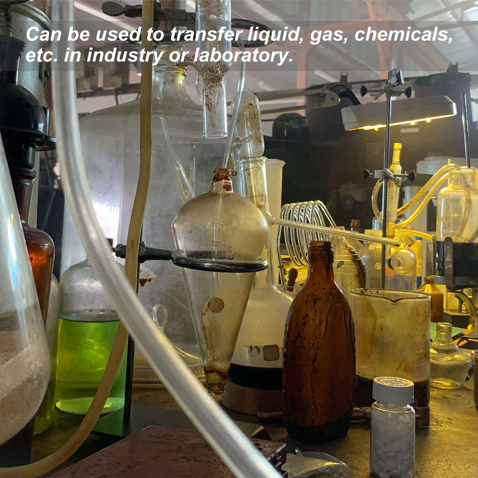 Generic 2mm x 4mm Heat Resistant Translucent Silicone Tube Water Air Pump Hose 4.5M Length 5