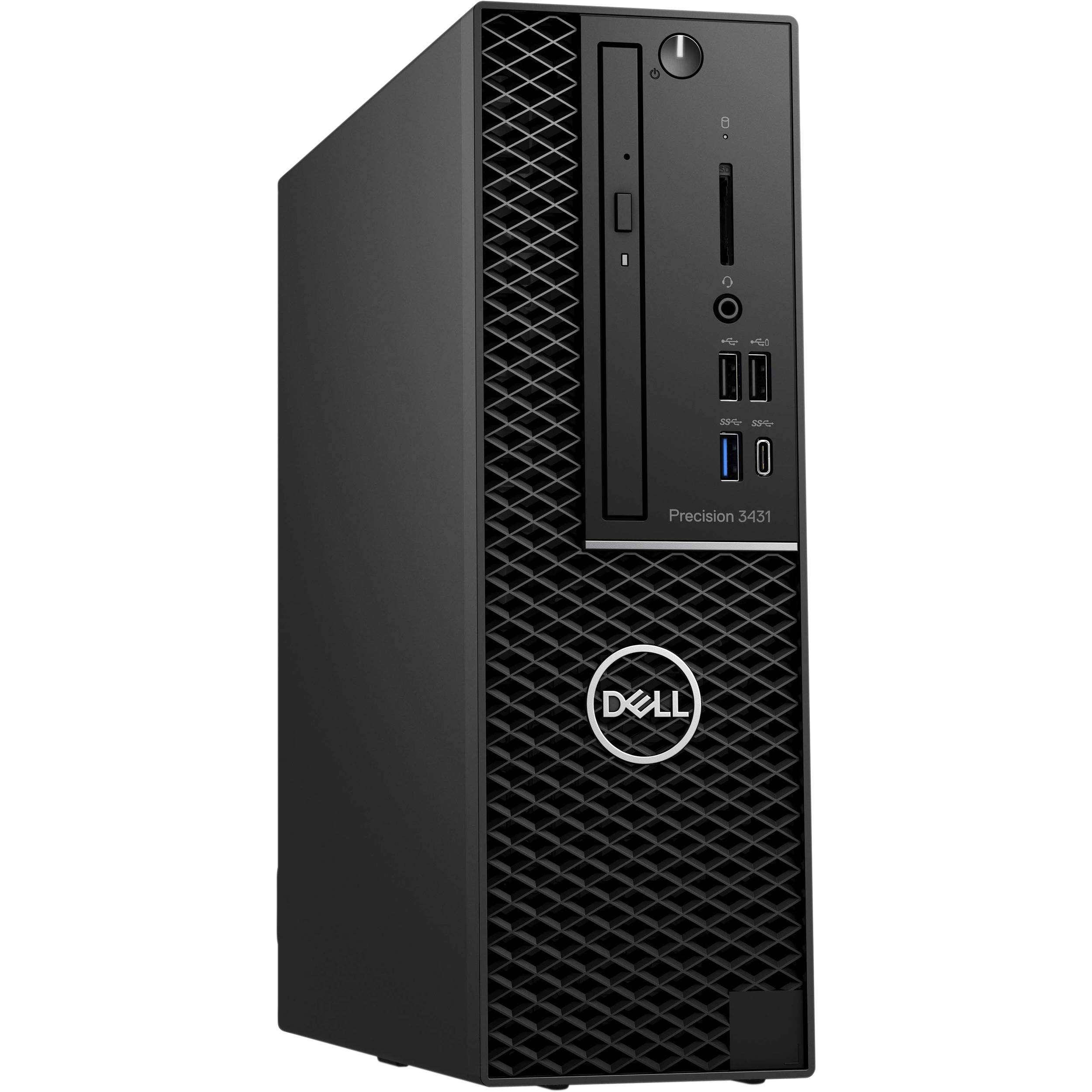 Dell Precision 3431 Workstation - SSF - i7-9700 -RAM 16 GB RAM - 256 GB SSD - Small Form Factor - Windows 10 Pro 64-bit - w/UHD Graphics 630 1