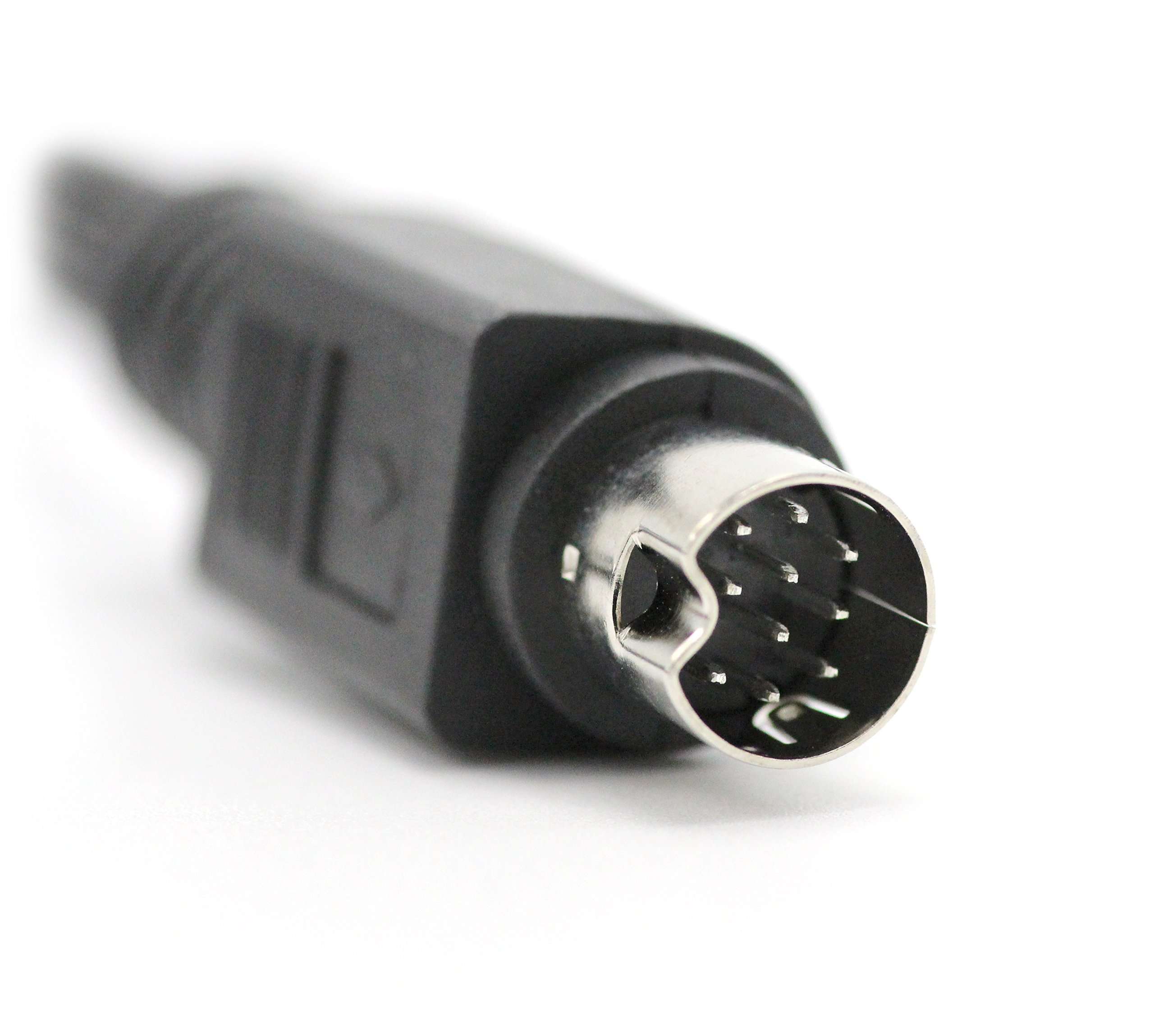 THE CIMPLE CO 10 Pin Audio and Video DIN Cable - NOT S-Video Cable - RGB Component and Composite - Compatible with DIRECTV AT&T: H25, C31, C41, C41-W, C51, C61, C61-K 6