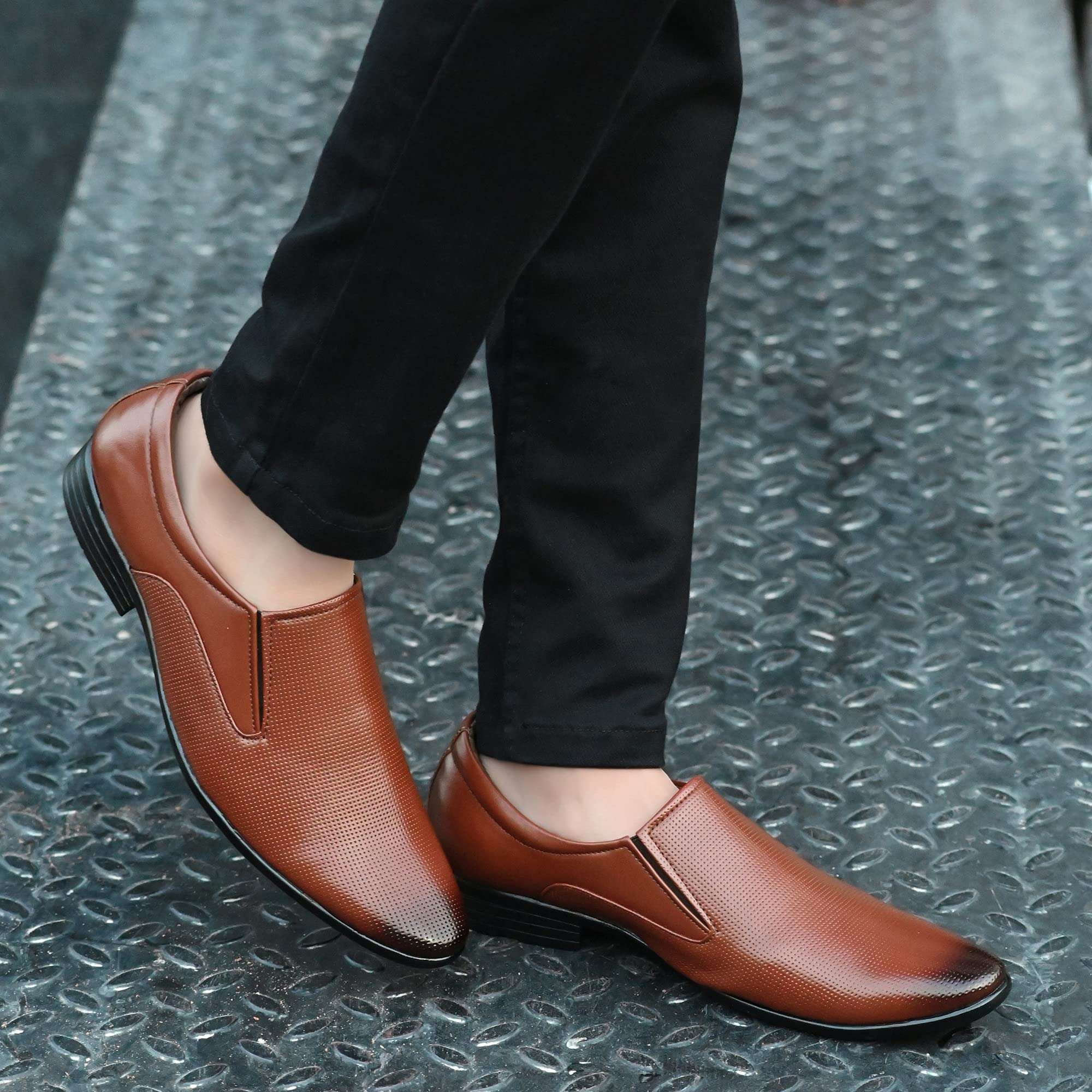 Centrino Men's Formal Shoe (9358-23_TAN_9 UK) 2