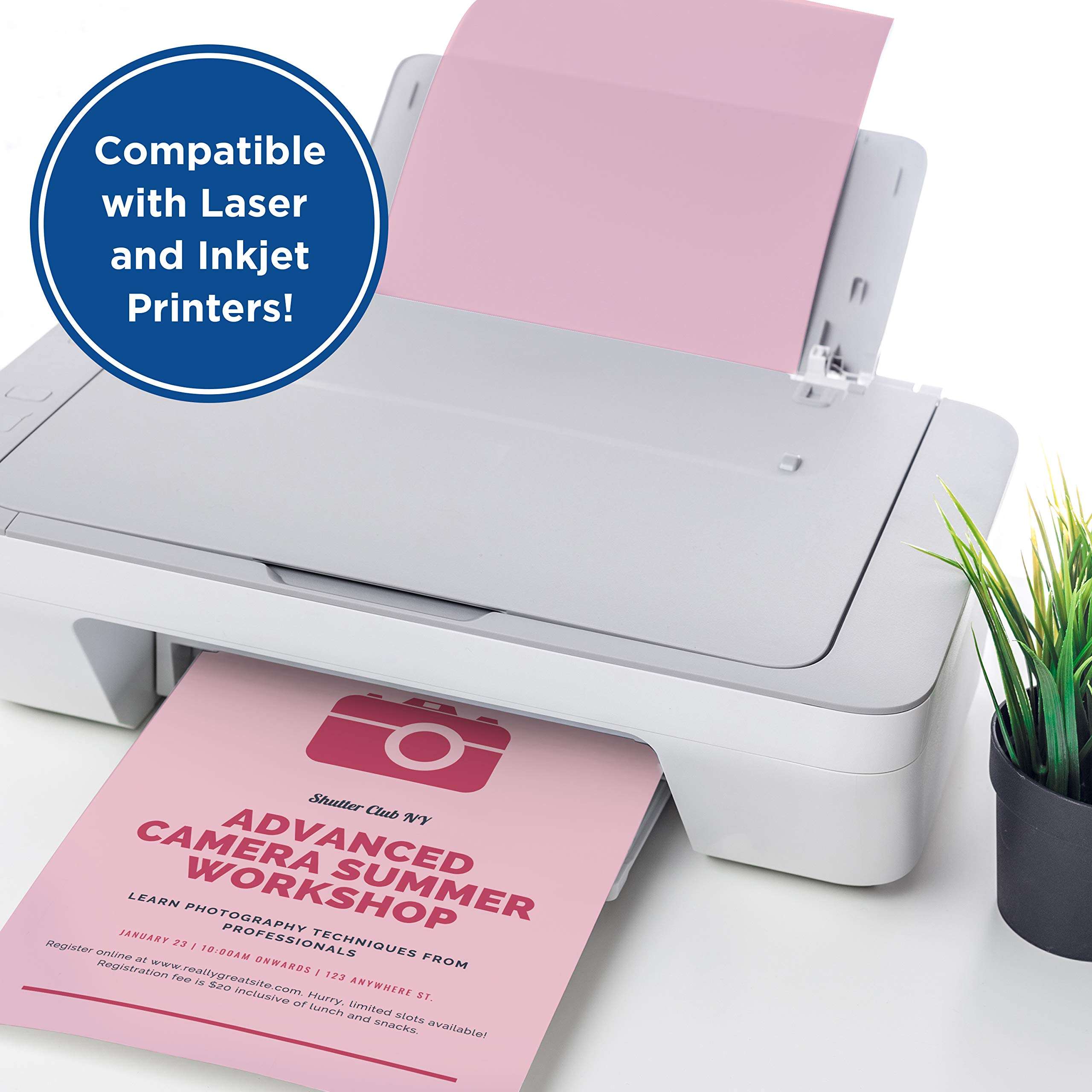 Printworks Pastel Paper, 20 lb, 5 Assorted Pastel Colors, 30% Recycled Color Printer Paper, SFI Certified, Perfect for School and Craft Projects, 100 Sheets, 8.5 x 11 Inch (00577) 3