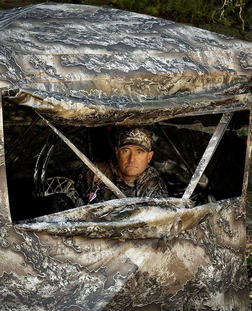 PRIMAL Treestands Wraith 270 Deluxe Blind - 270 Degree One-Way, See-Through Pop-Up Tent 3 Person, Premium Hunting Gear Sporting Good 5