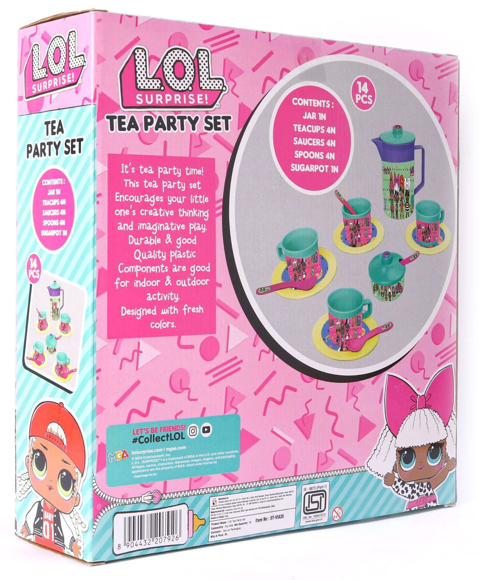 STRIDERS Whimsical Wonderland LOL Tea Party Set Delightful Imaginative Playtime Fun 6