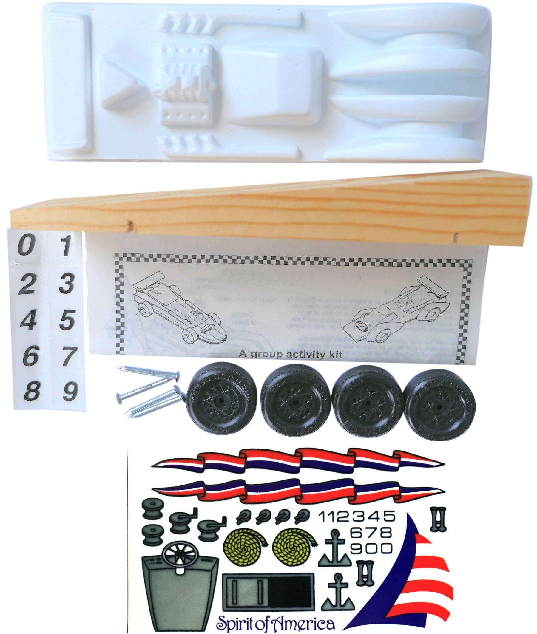 Basic Wedge Derby Car Kit 1