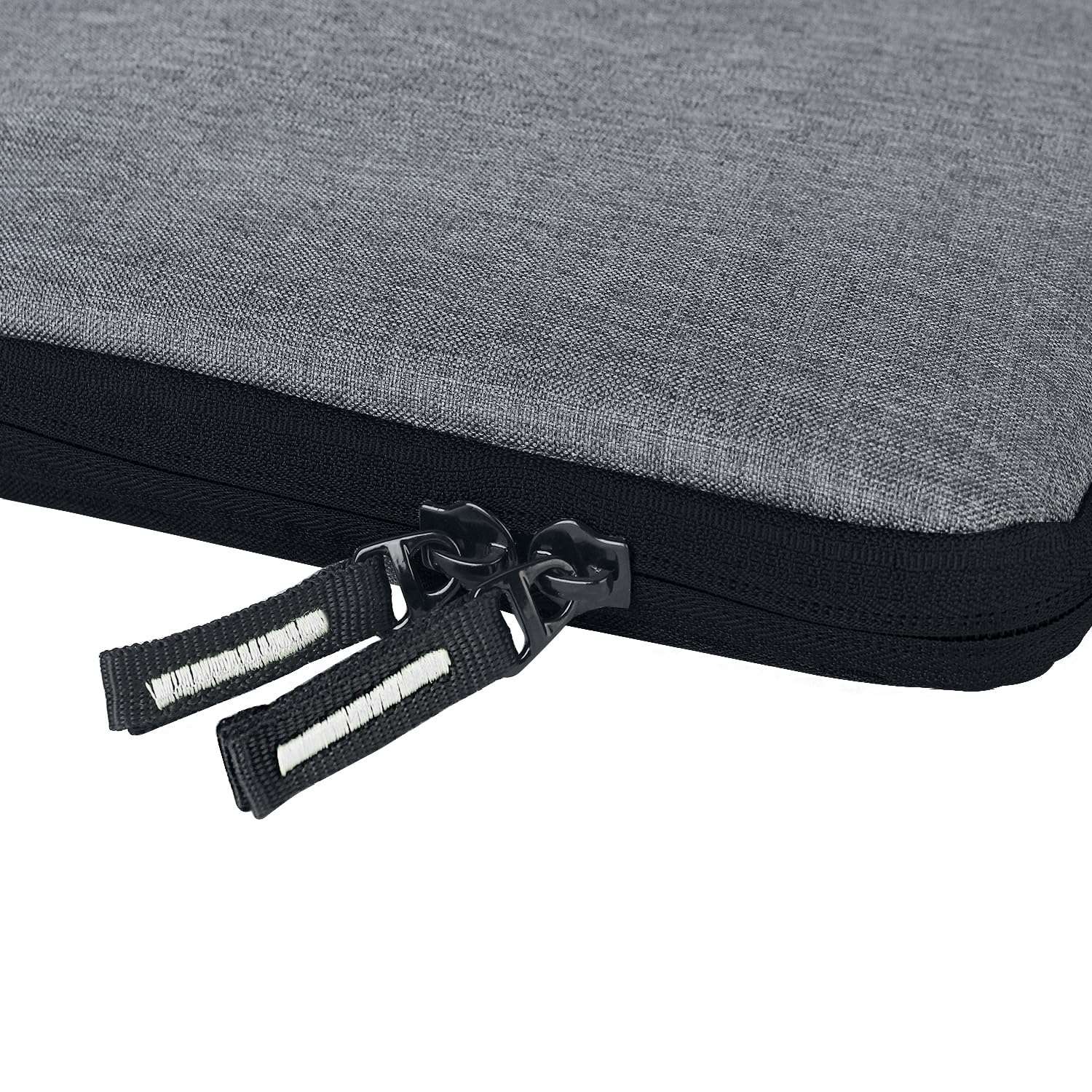 Amazon Basics Laptop Bag Sleeve Case Cover Pouch for Men & Women | 14.1 Inch Laptop/MacBook, Office/College Laptop Bag | Side Handle | Multiple Pockets | Water Repellent | Shock Absorber (Grey) 4