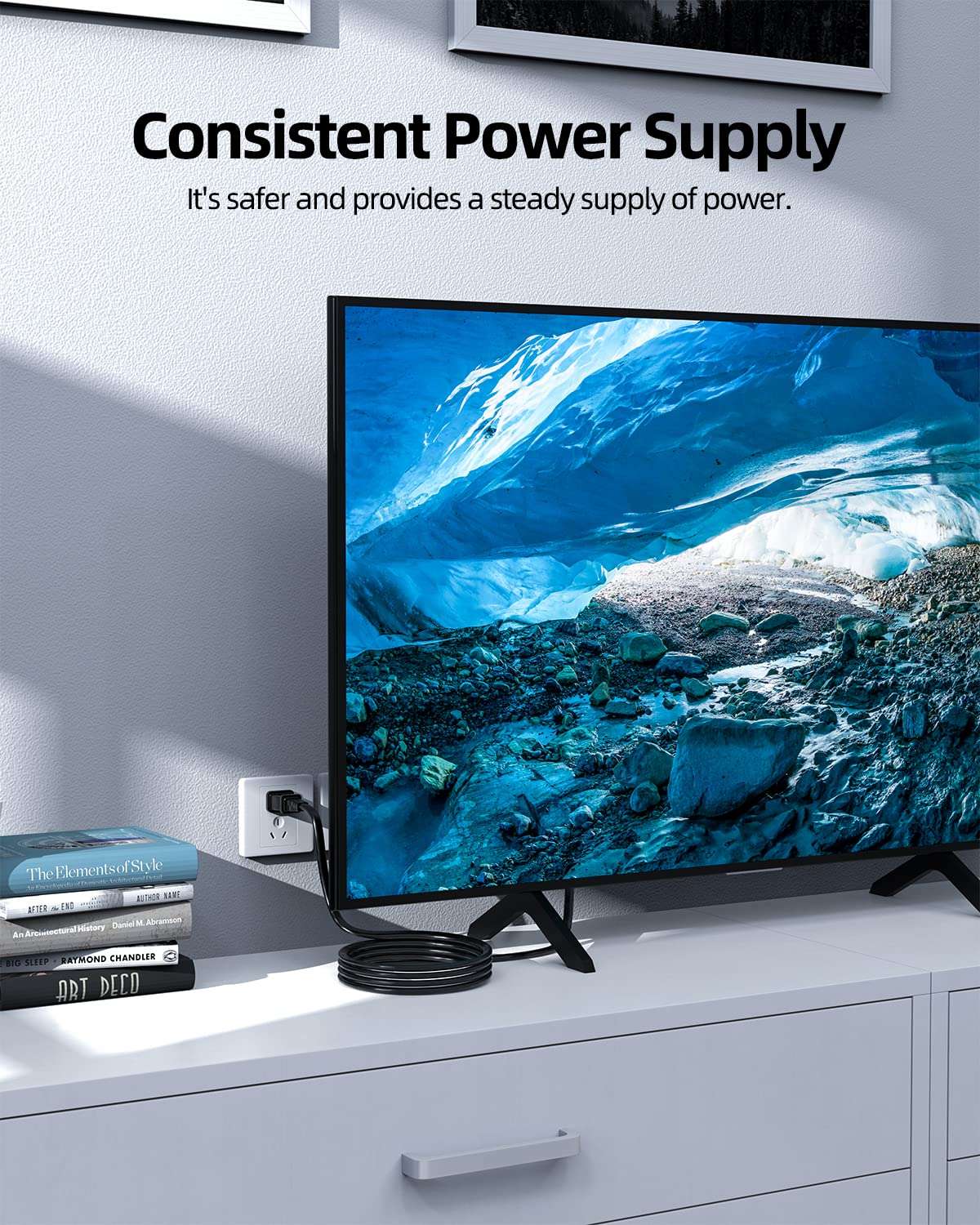 Power Cord Fit for Canon Printer Pixma MX/MG/MP/IP Series Replacement Cable - (ETL Listed Cable) 6