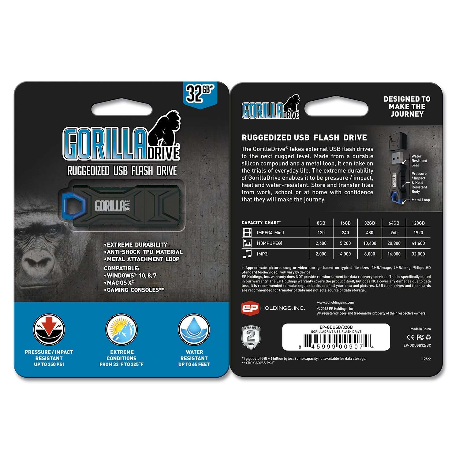 GorillaDrive Ruggedized 32GB USB Flash Drive (6-Pack) 4