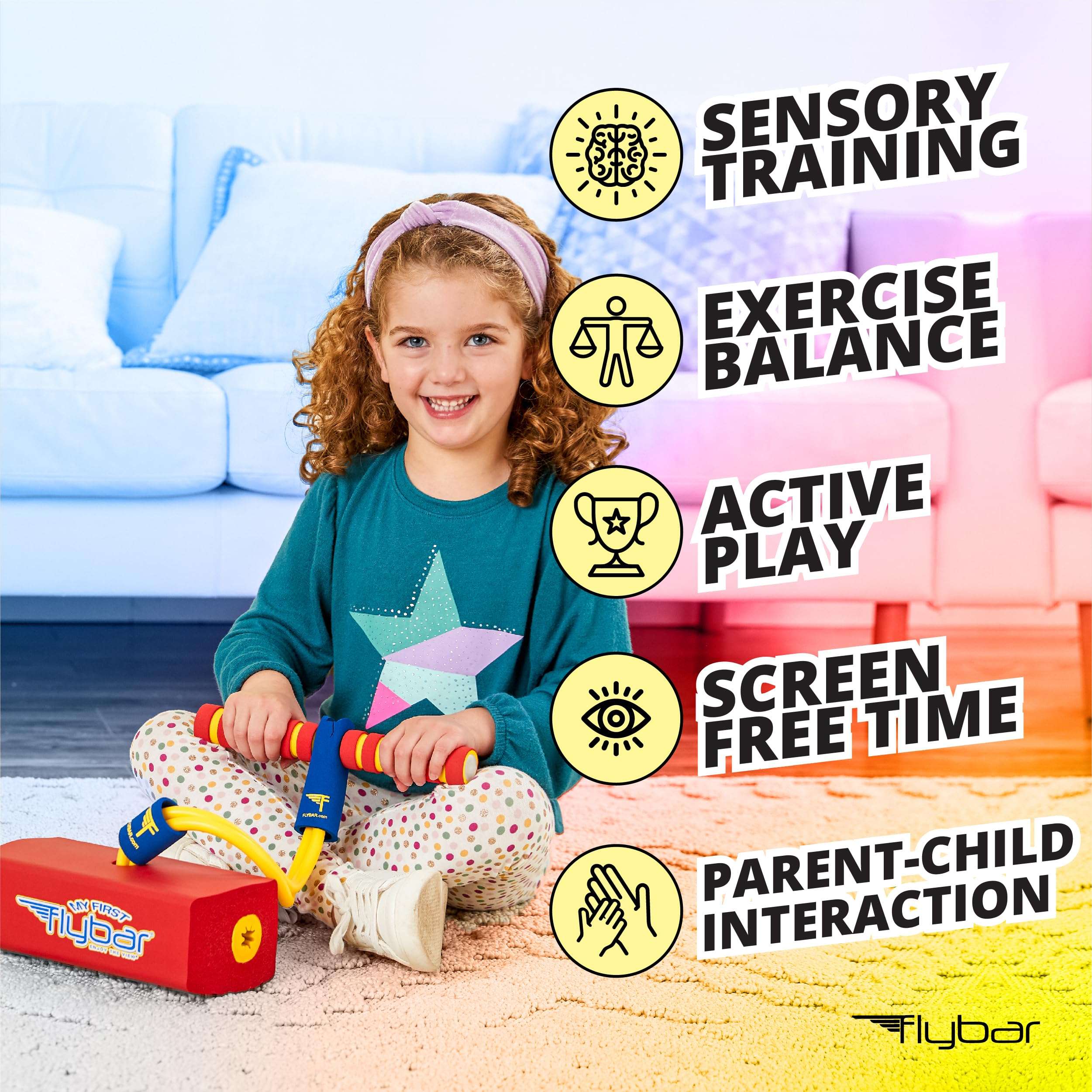 Flybar My First Foam Pogo Jumper for Kids Fun and Safe Pogo Stick for Toddlers, Durable Foam and Bungee Jumper for Ages 3 and up, Supports up to 250lbs (Red) 3