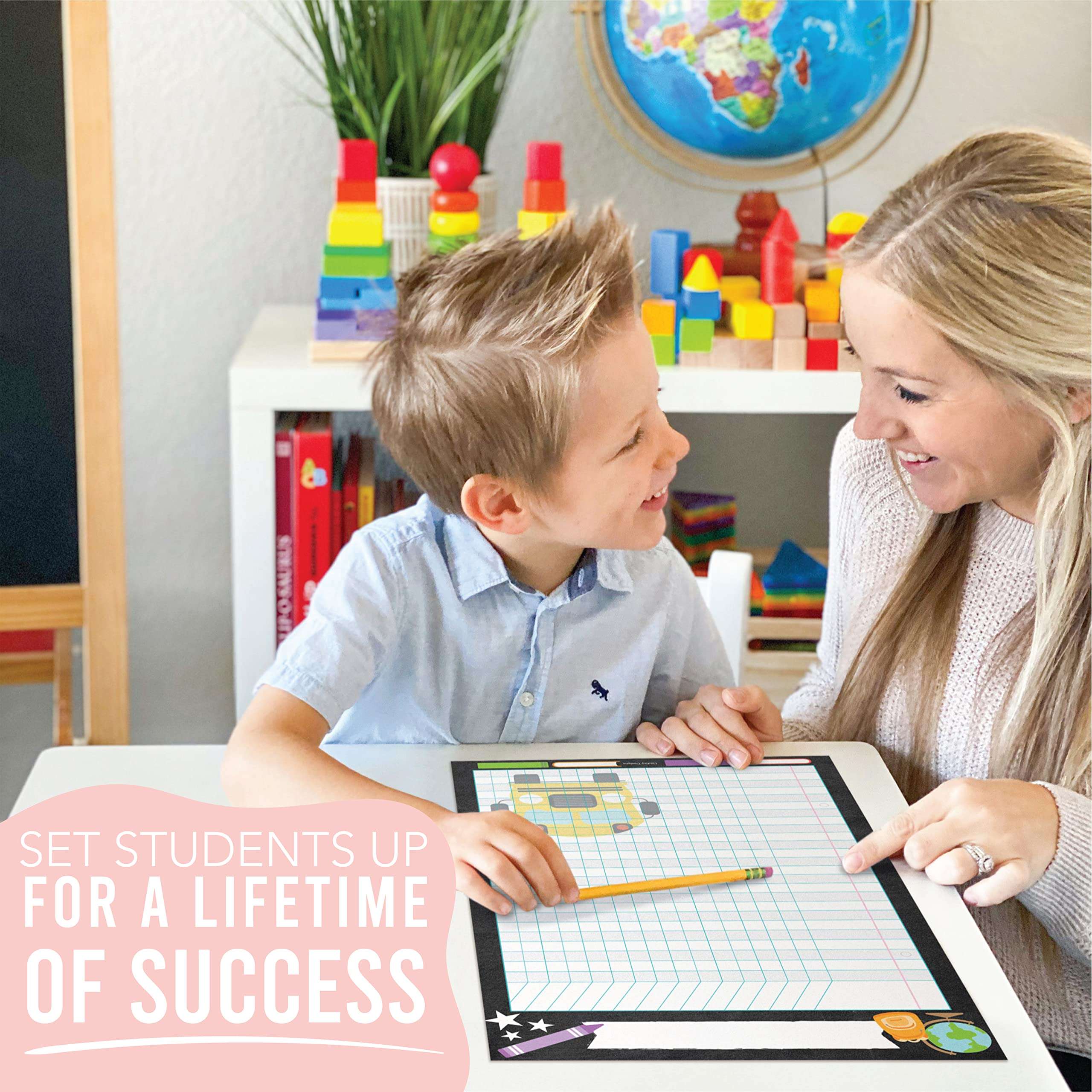 Attendance Chart for Classroom Management - 4 Incentive Chart for Classroom Essentials, 11x17 Student Behavior Charts and Homework Tracker, Teachers Class Attendance and Assignments Log 3