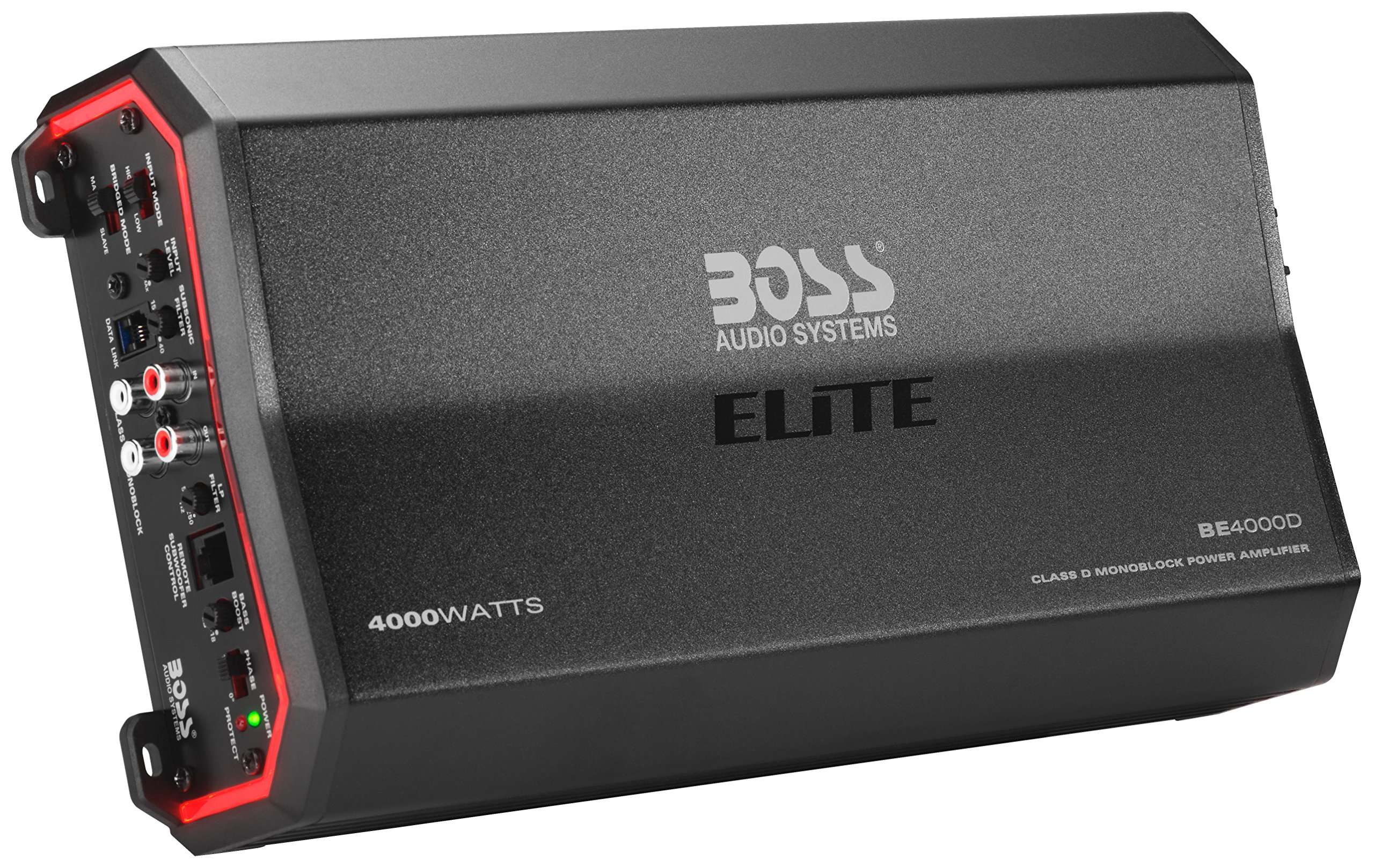 BOSS Audio Systems Elite BE4000D Class D Car Amplifier - 4000 Watts, 1 Ohm Stable, Digital, Monoblock, Mosfet Power Supply, Great for Subwoofers, Remote Subwoofer Control 2