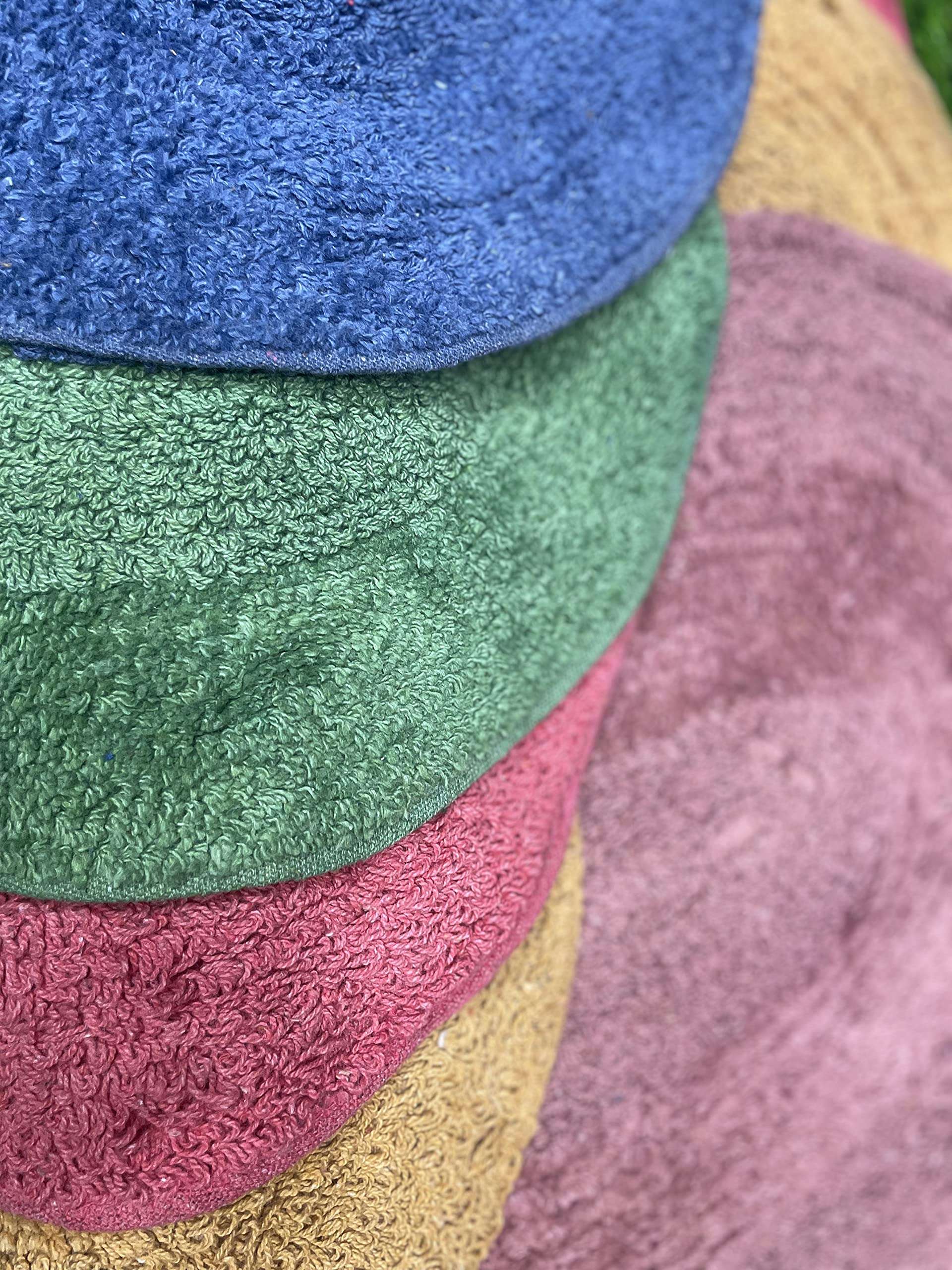 Reversible Cotton bathmat Both Sides uses Best for washroom Blue ( Pack of 4) 6