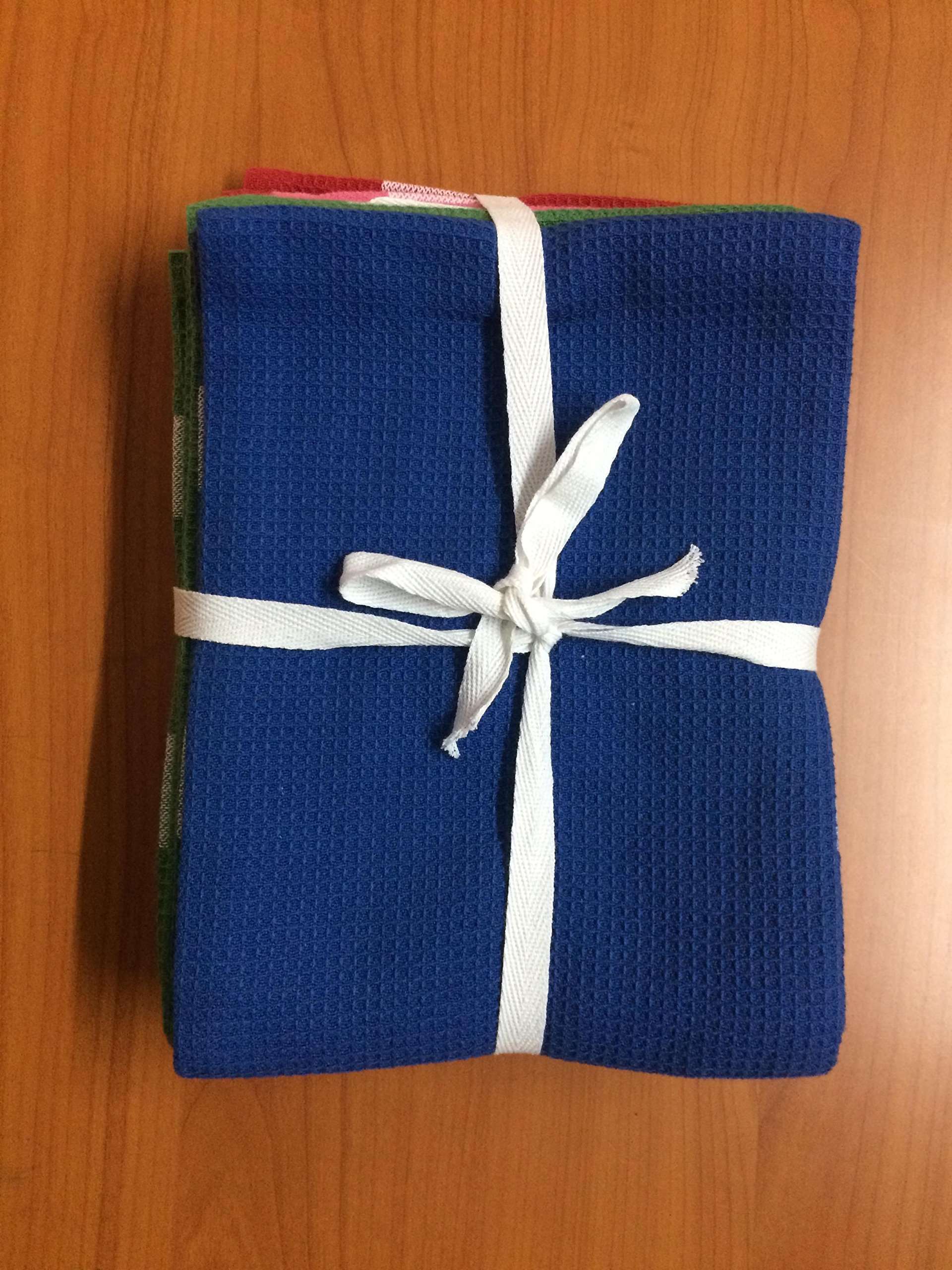 Madras Collections Hand Towels Face Towels Kitchen Towels 100% Cotton 20 x 28 Inches (Multi Colour 2) 1