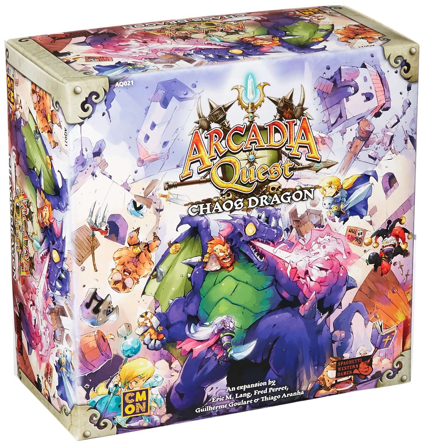 CMON Arcadia Quest Chaos Dragon Board Game Expansion | Strategy Game | Fantasy Adventure Game with Miniatures for Adults and Teens | Ages 14+ | 2-4 Players | Average Playtime 45 Minutes | Made by CMON 3