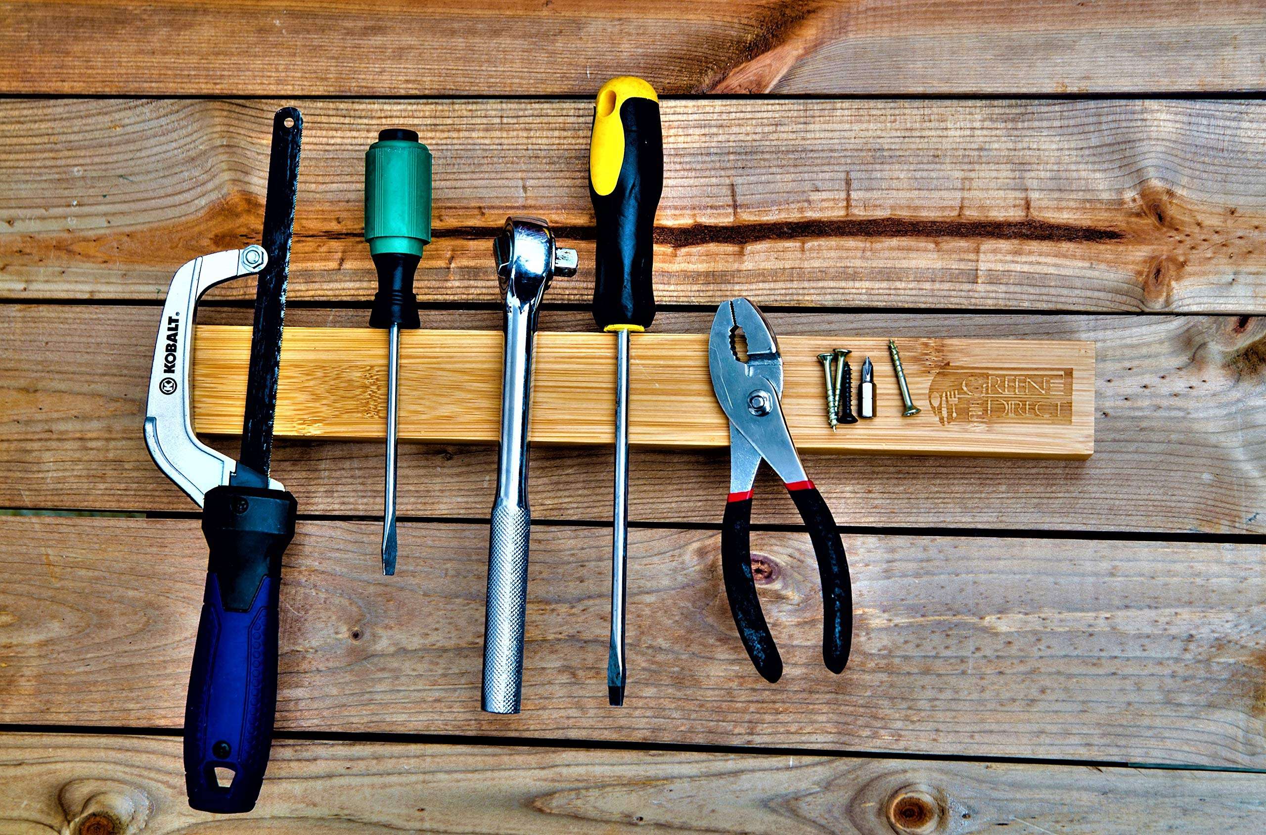 Green Direct Magnetic Knife Holder For Wall, 16 Inch Wood Knife Strip, Storage Organizer Bar To Keep Kitchen Utensils, Tools, Art Supply 4