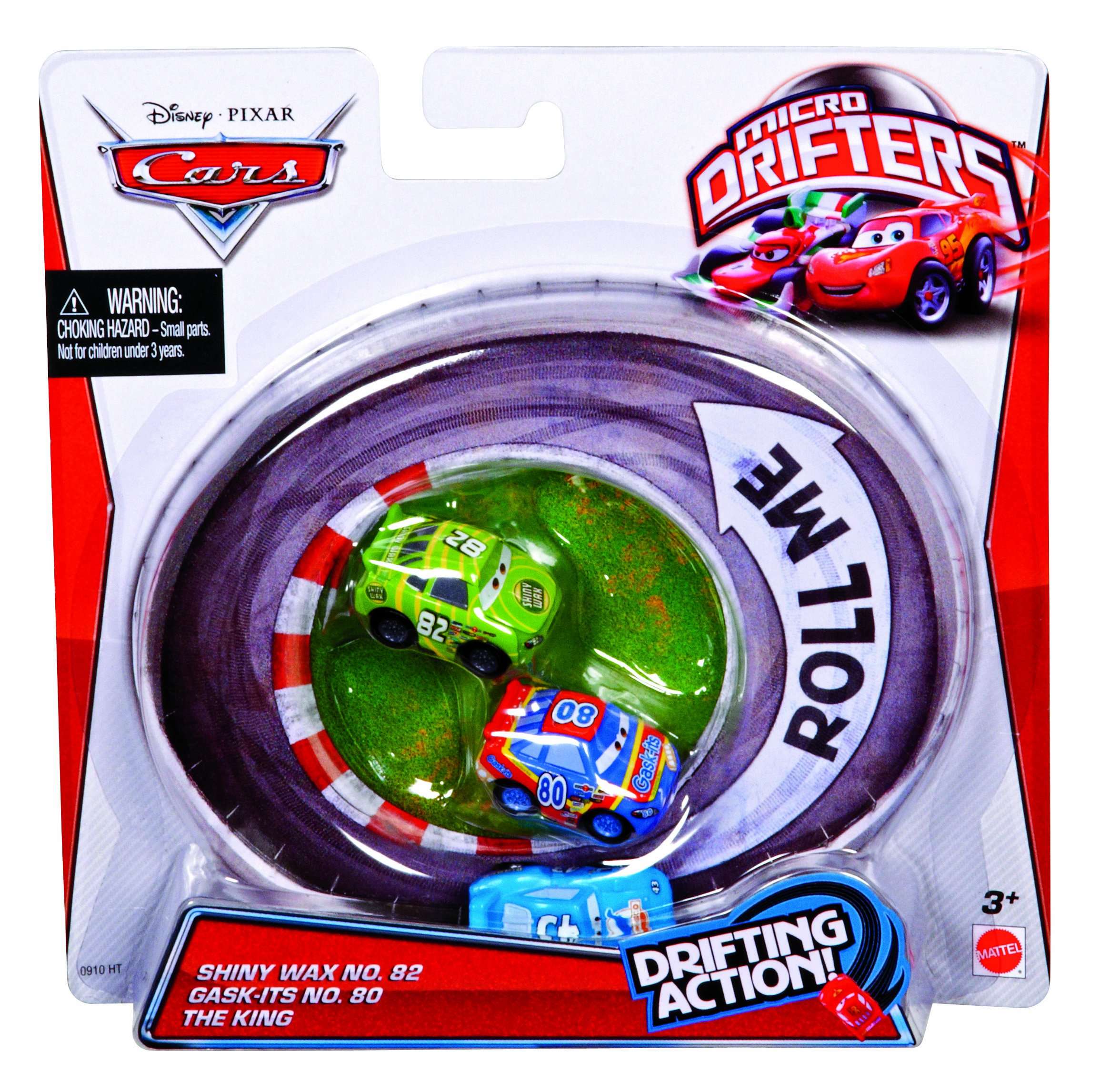 Disney Cars Toys Micro Drifters Cars, 4-Pack 2