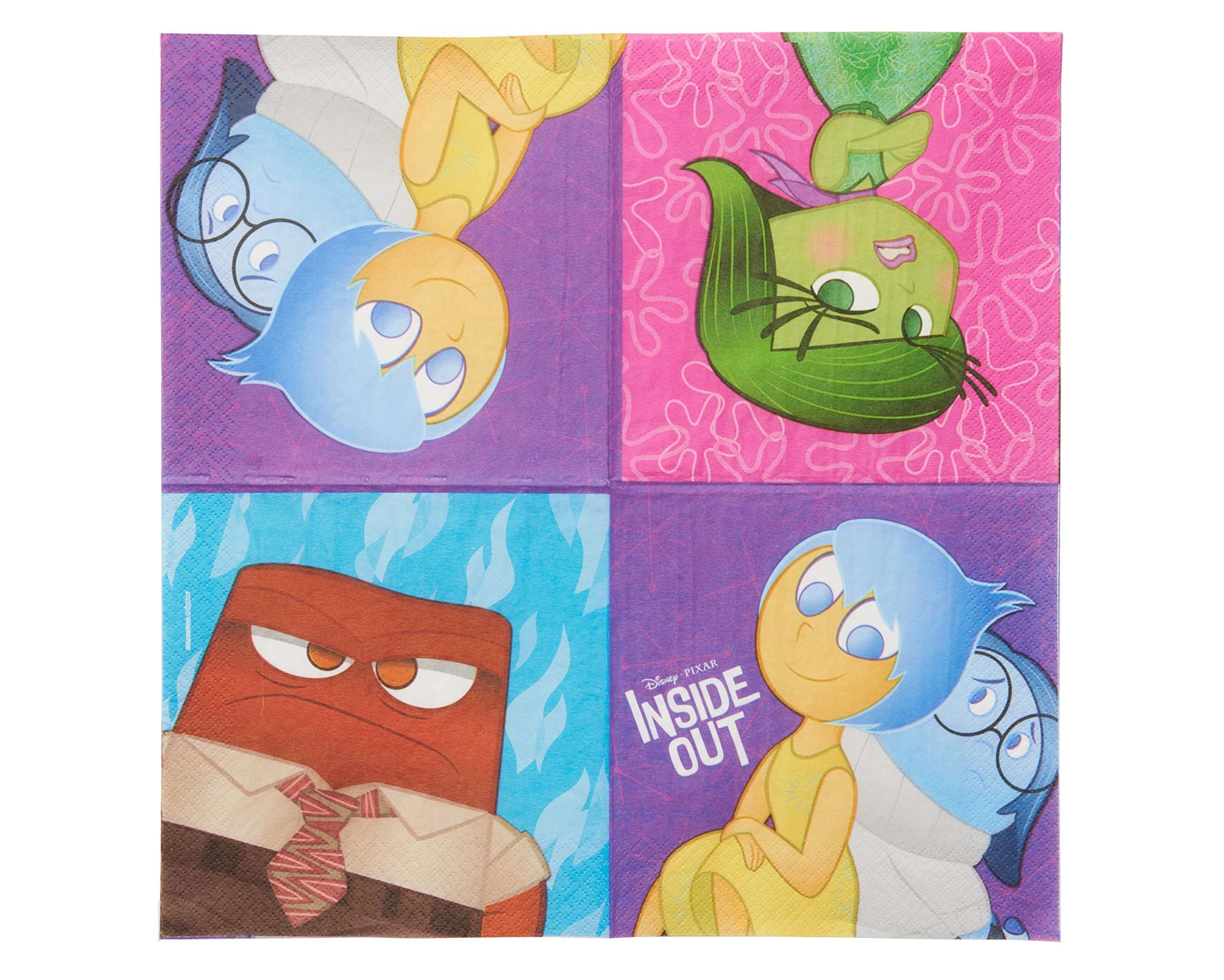 American Greetings Inside Out Party Supplies, Paper Lunch Napkins (16-Count) 3