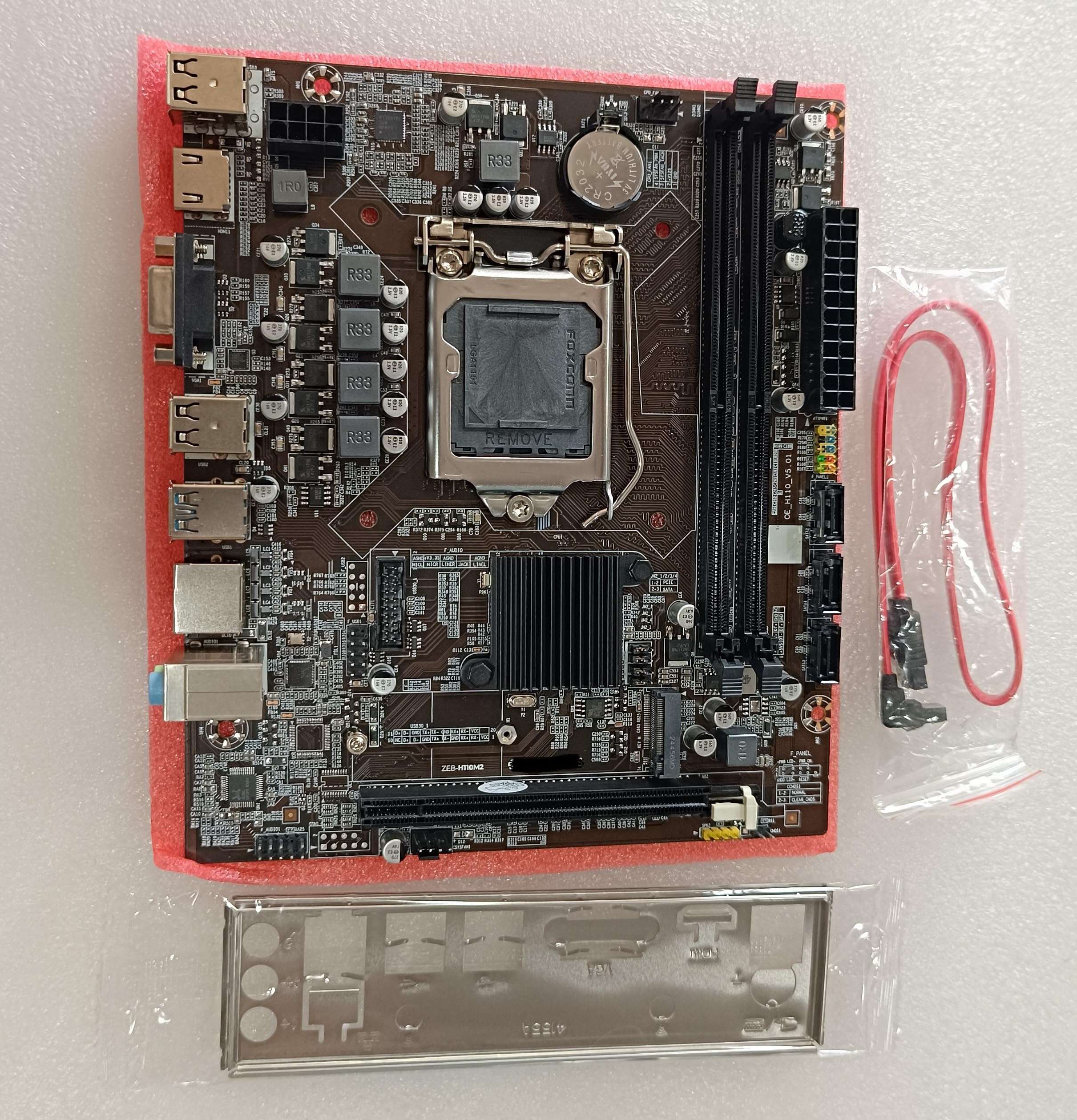 Aarambh-I H110 Desktop Motherboard Kit, i5-6500 Processor, 8GB DDR4 RAM, 256GB NVMe SSD, WiFi+Bluetooth 5.0 3