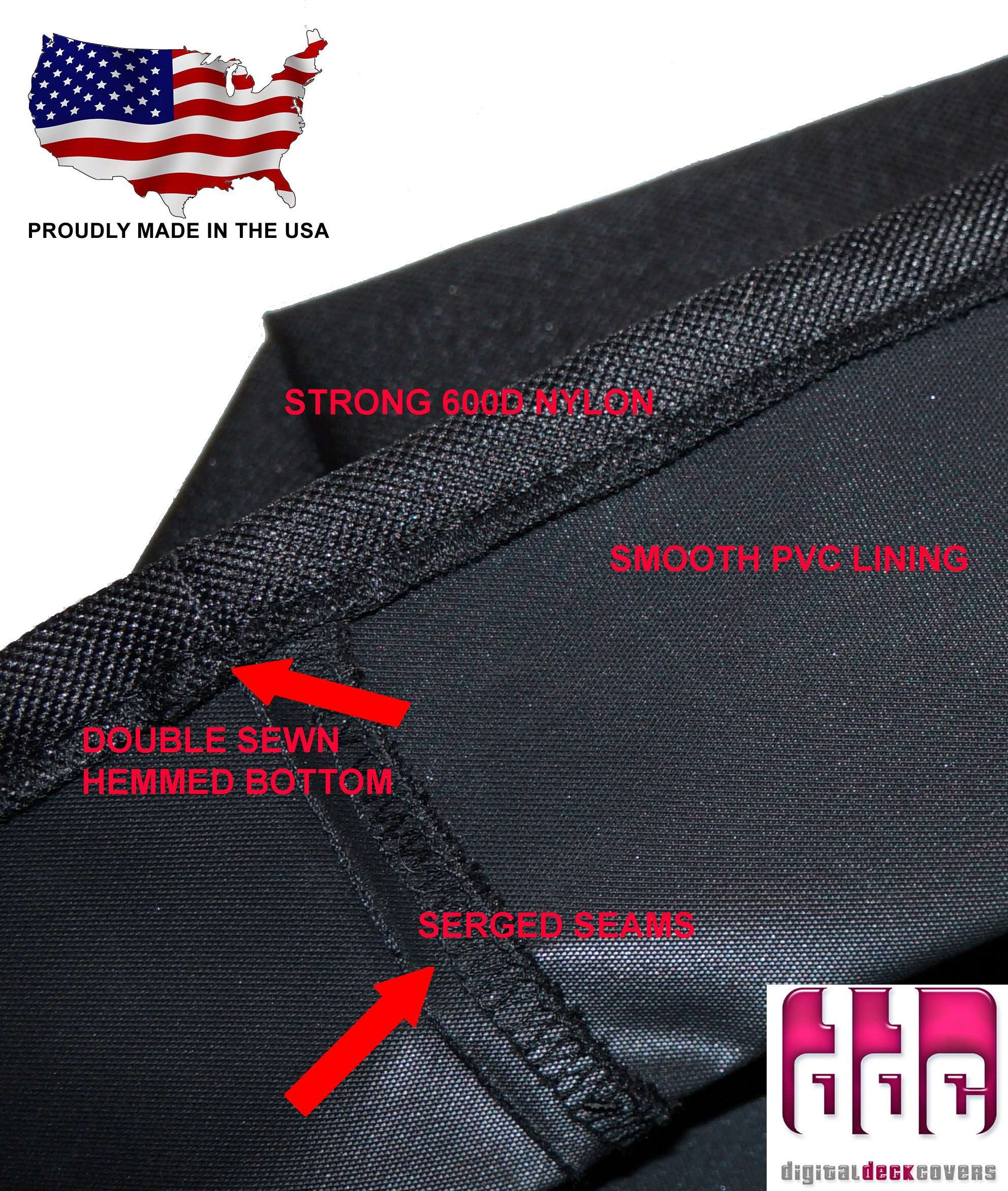 Printer Dust Cover for Epson Artisan 810/835 / 837 Printers [Premium, Antistatic Black Fabric] by DigitalDeckCovers 3