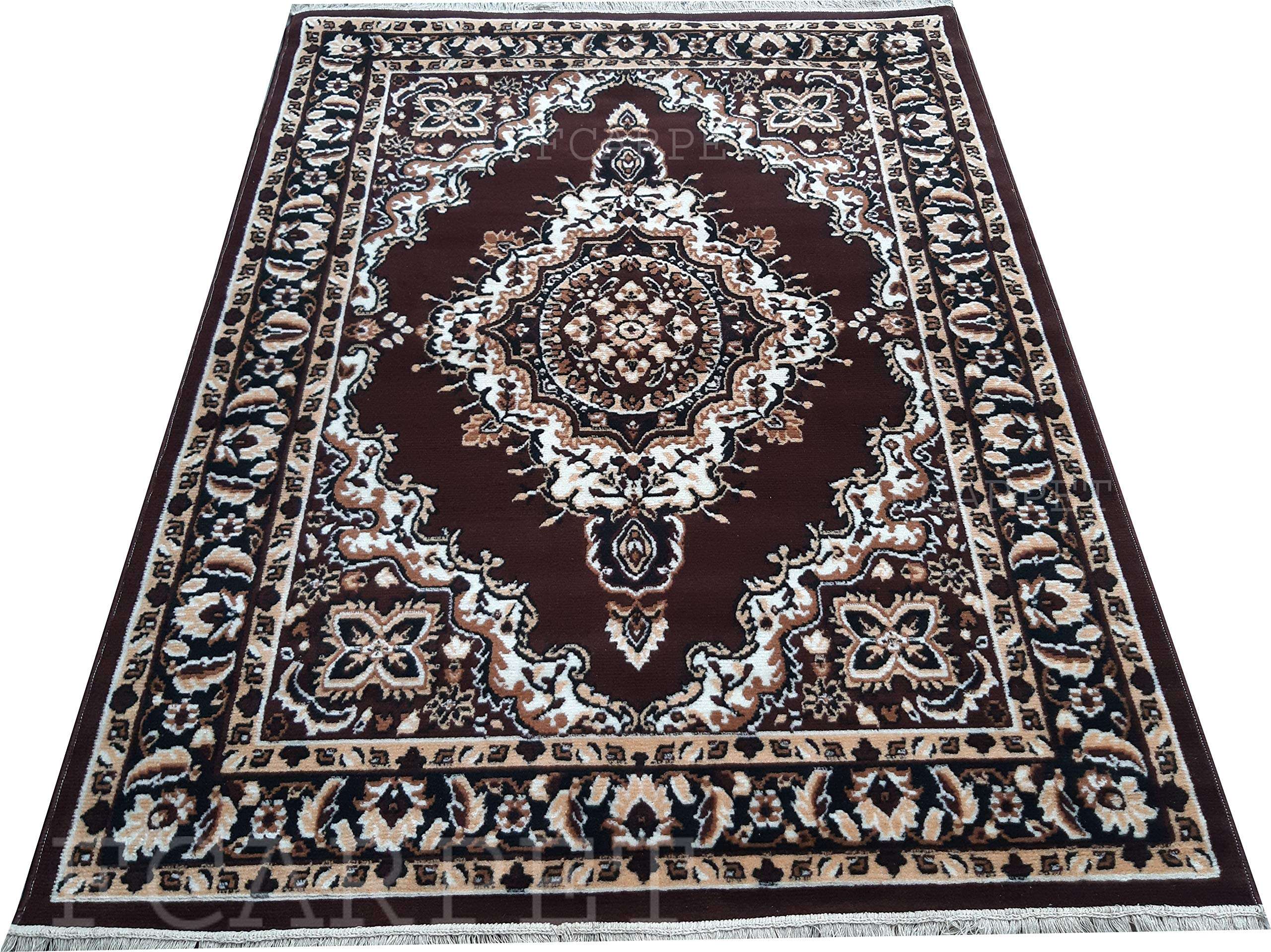 Most Prefer Design 110X165 CM(4X5 FEET) Brown Multi