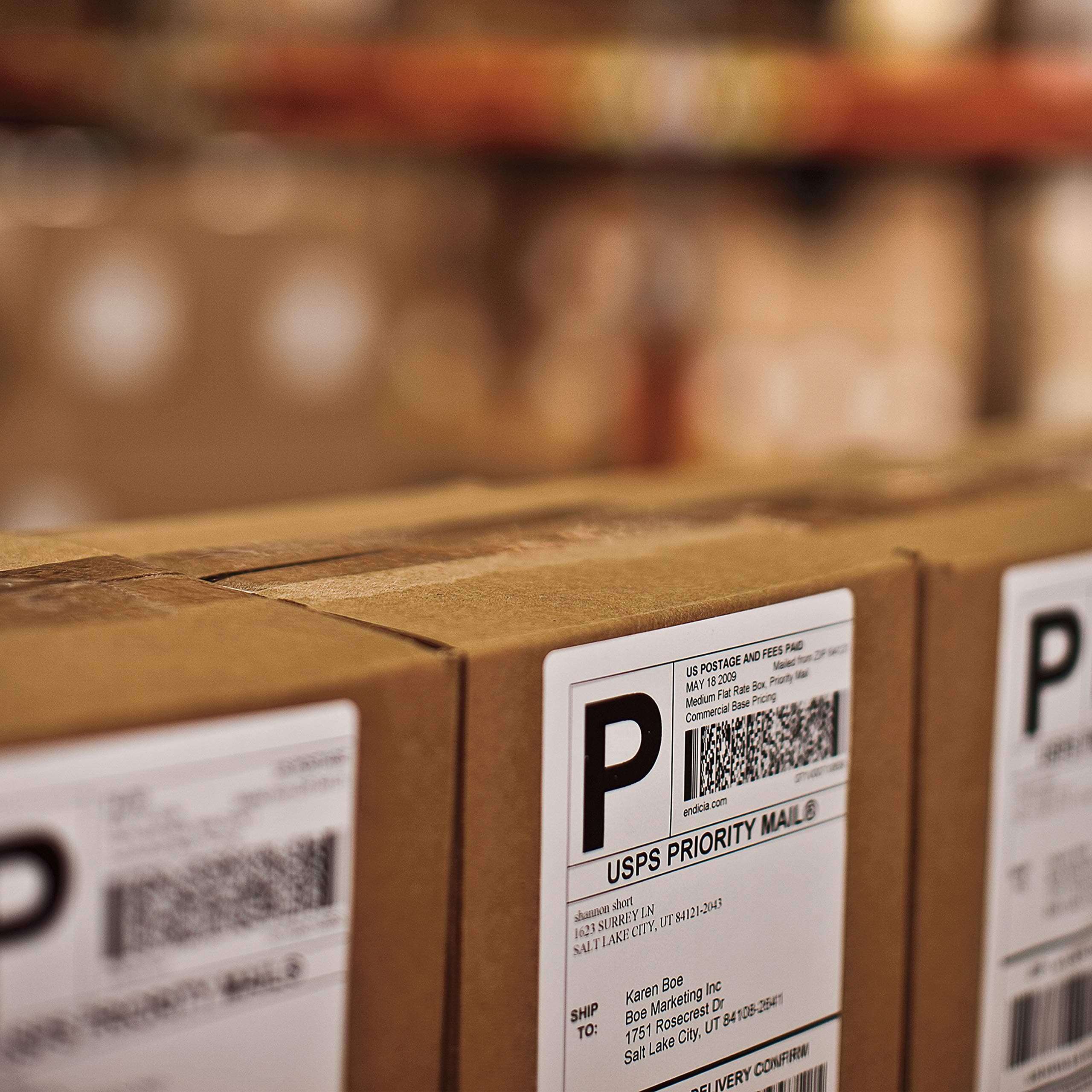 DYMO Authentic LW Extra-Large Shipping Labels for LabelWriter Label Printers, White, 4" x 6", 10 Rolls of 220 (2200 Total) 5