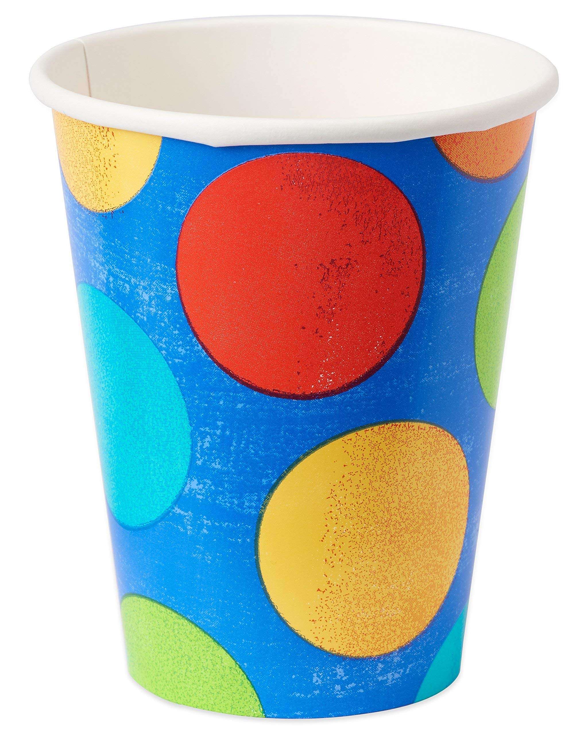 American Greetings Birthday Fever Fun Party Supplies, Paper Cups (8-Count) 1