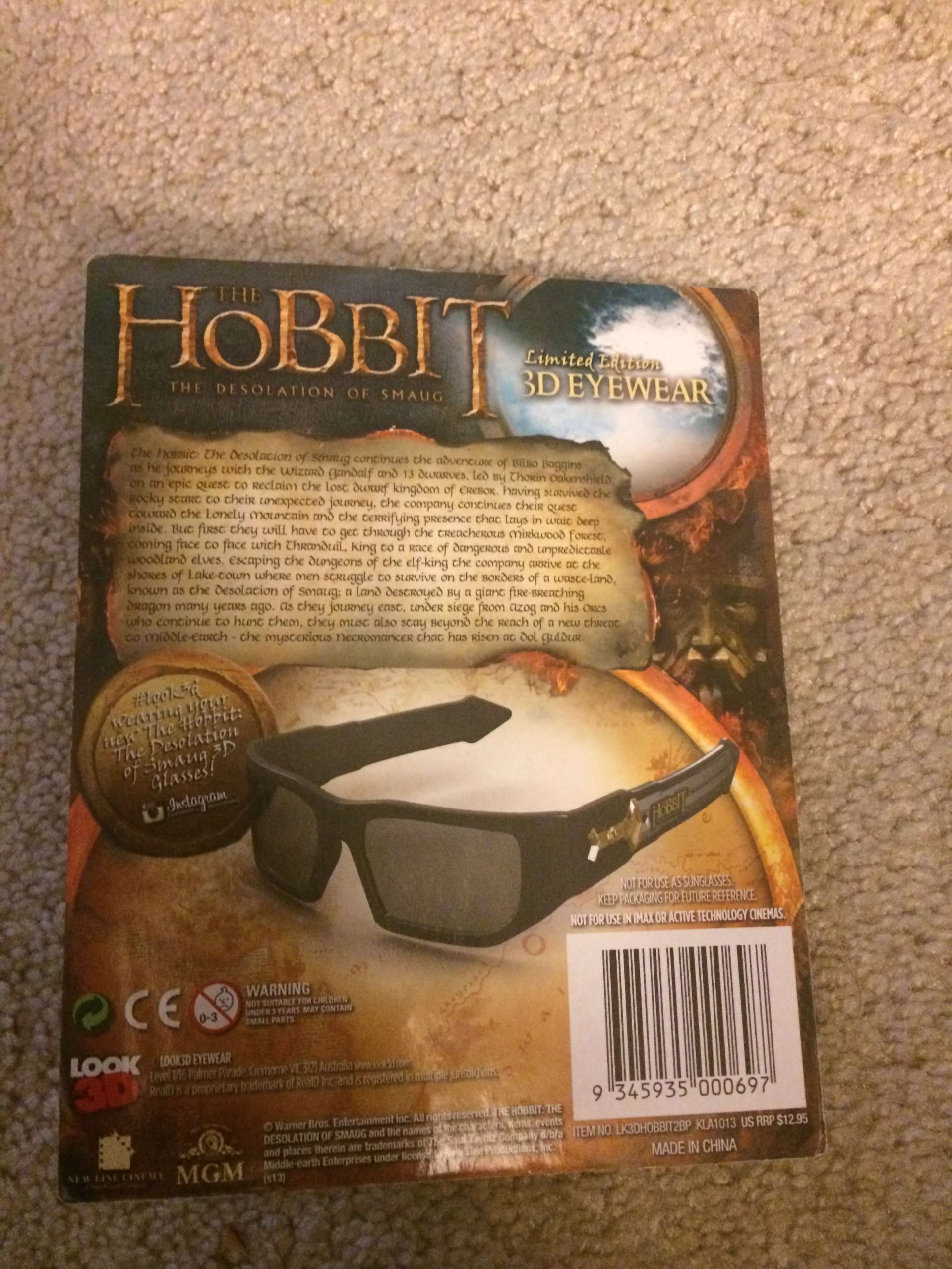 The Hobbit: The Desolation of Smaug 3D Glasses (Limited Edition) 2