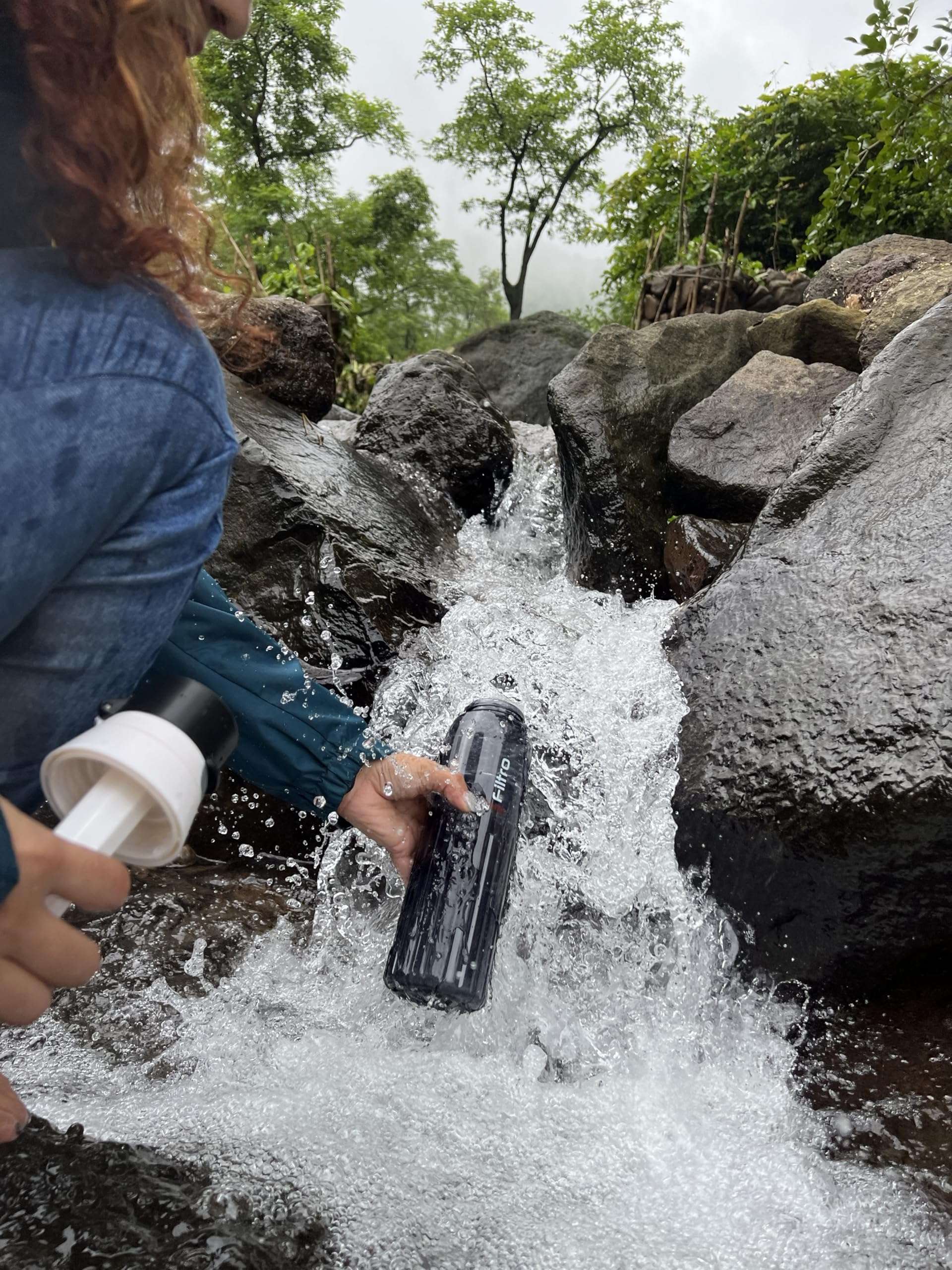 Cello Filtro Premium Filter Water Bottle with With Activated Carbon Filter for Camping, Hiking & Travel, 1000ml, Black 3