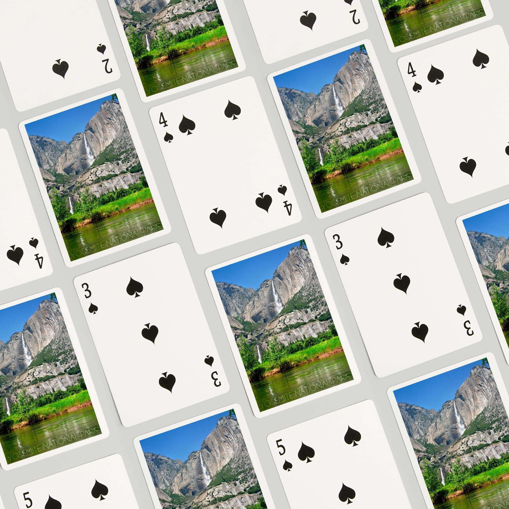 Lantern Press Yosemite National Park, California, Yosemite Falls (52 Playing Cards, Poker Size Card Deck with Jokers) 4