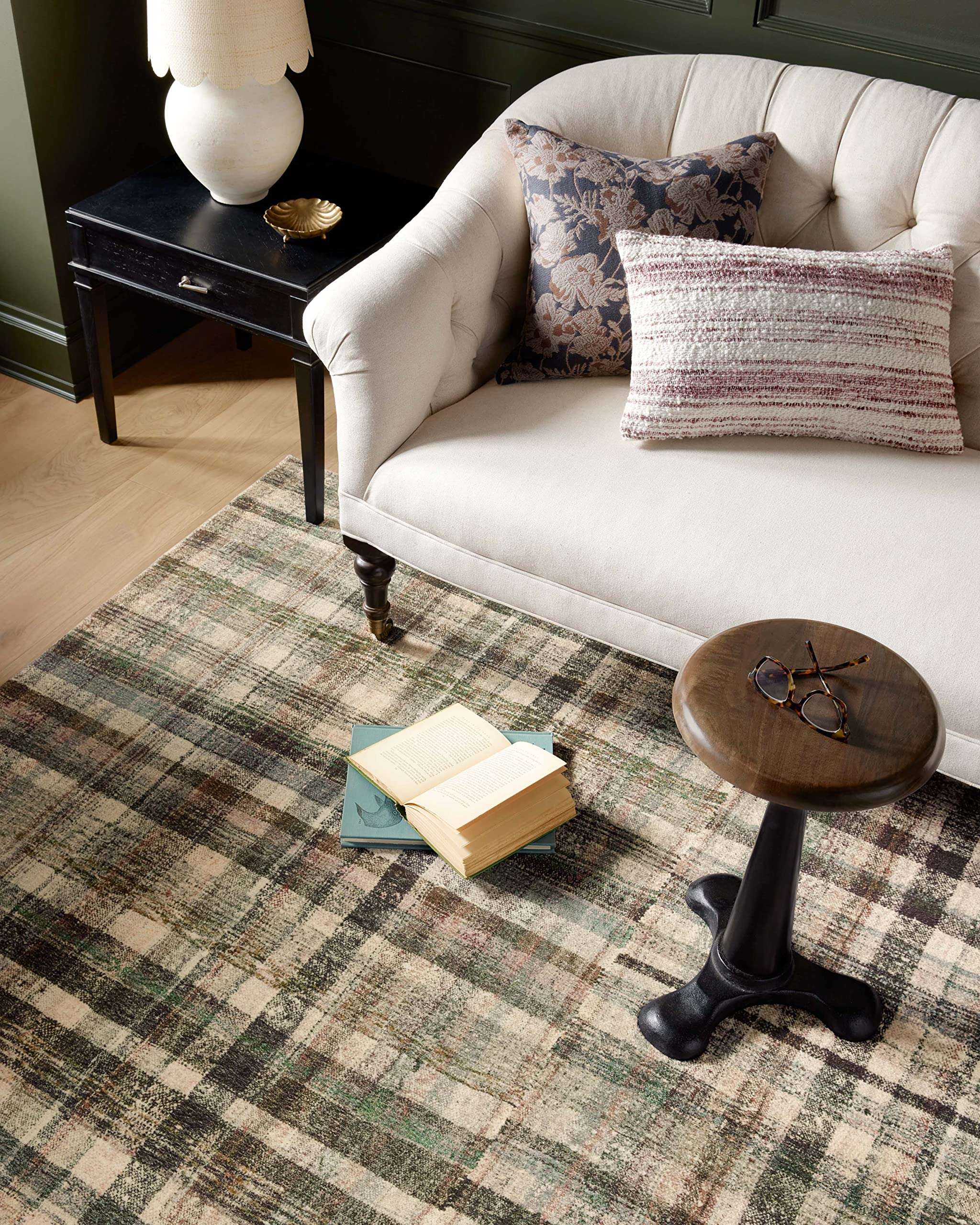 Loloi Chris Loves Julia Humphrey Collection HUM-03 Forest/Multi 2' x 3'-6'' feat. CloudPile, .38" Pile Height, Accent Rug 3