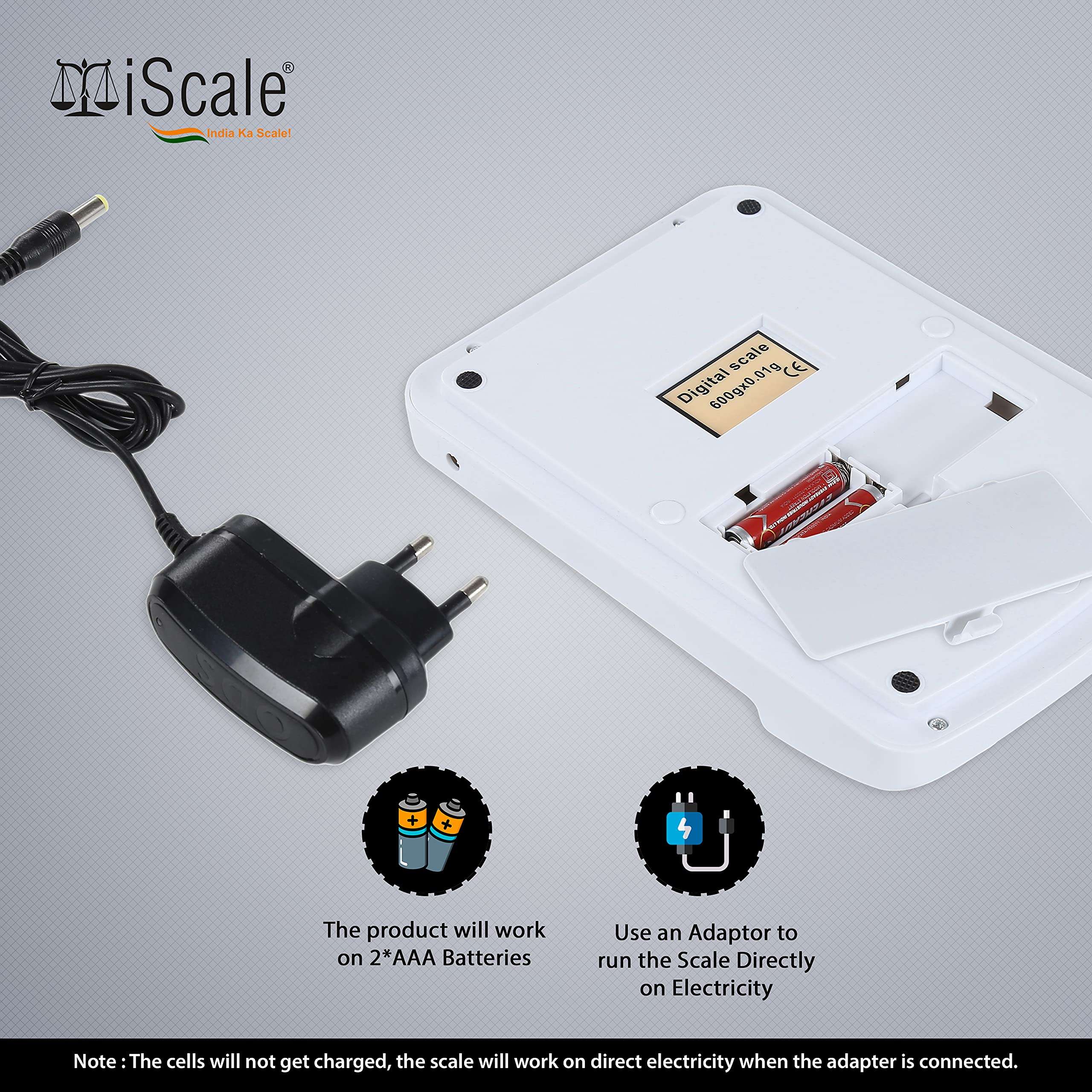 iScale i-400c, 500g x 10mg (0.01g) Analytical Balance Weighing Scale for Labs and Gold Jewelry with Windshield Cover (Not legal commercial use) 5