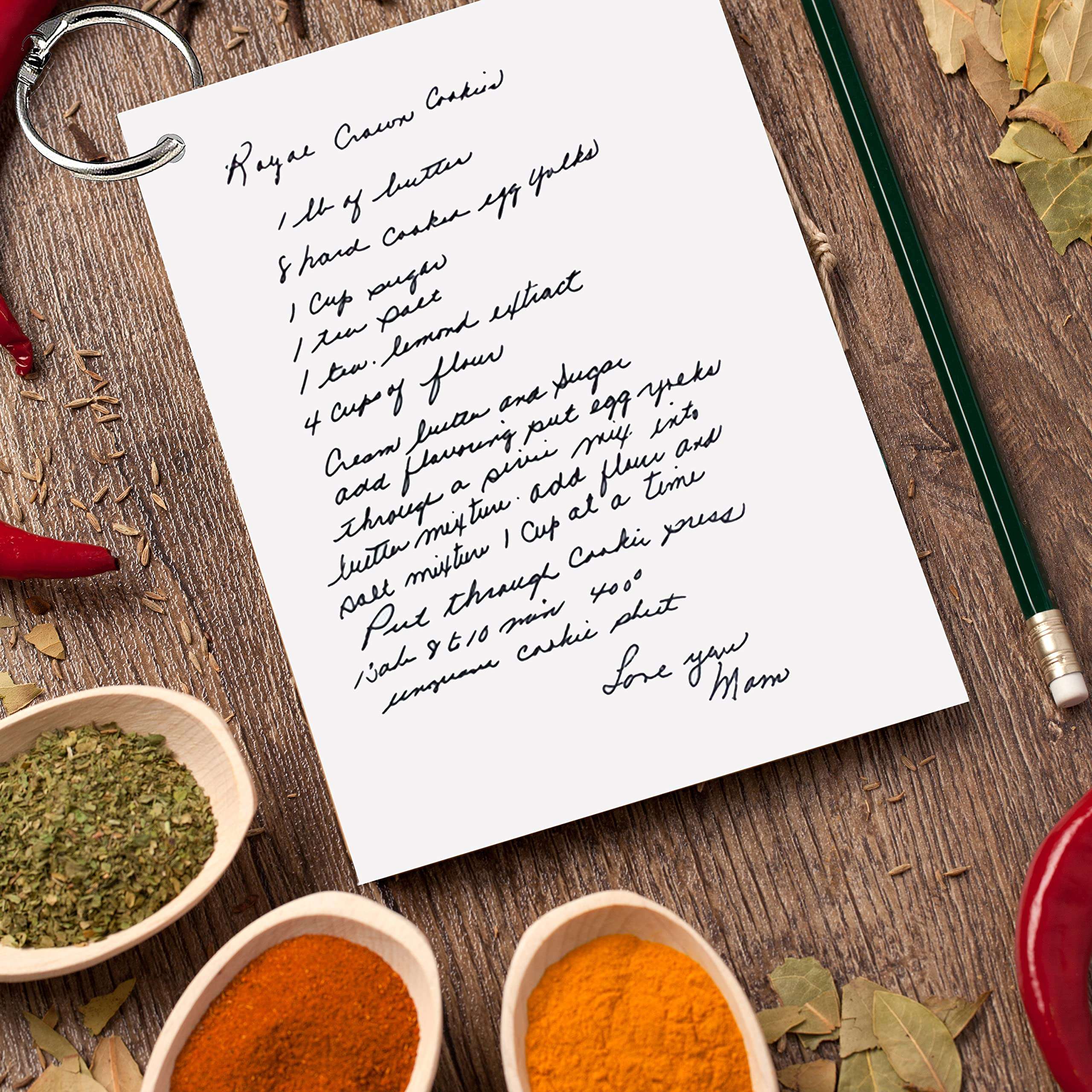 PG Creations Pre Punched Unruled Index Flash Cards with Storage Box | Binder Rings, Blank Plain, 4x6 Inch Large Size 300 Gsm Ivory Cardstock, White, 150 Sheets 6