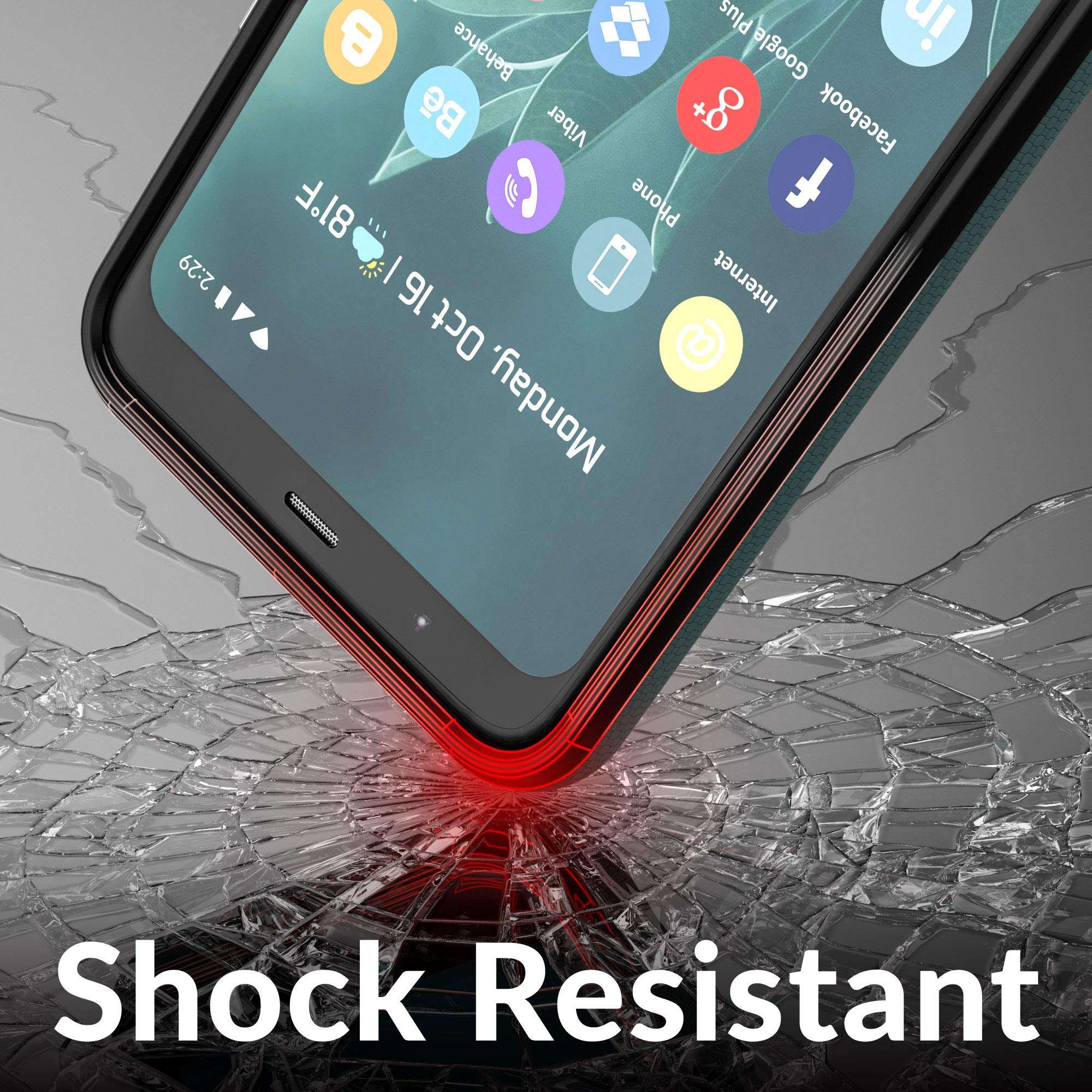 Crave Dual Guard for Google Pixel 4 XL Case, Shockproof Protection Dual Layer Case for Google Pixel 4 XL - Forest Green 4