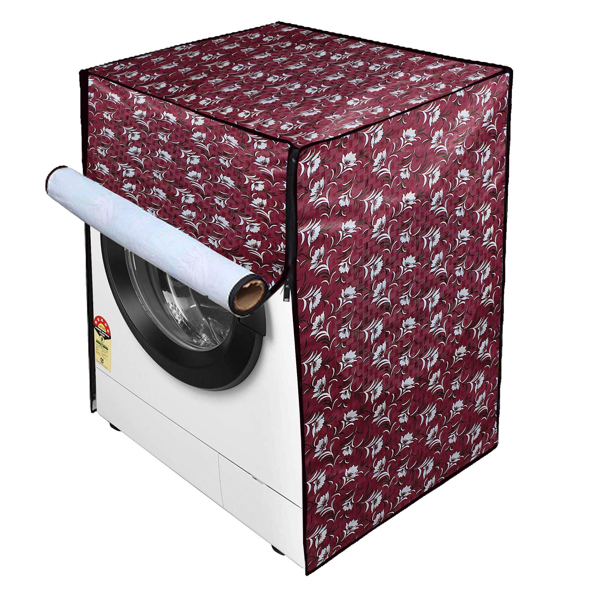 Star Weaves Washing Machine Cover Compatible for Front Load LG FHT1006SNW 6 kg Waterproof, KUM48