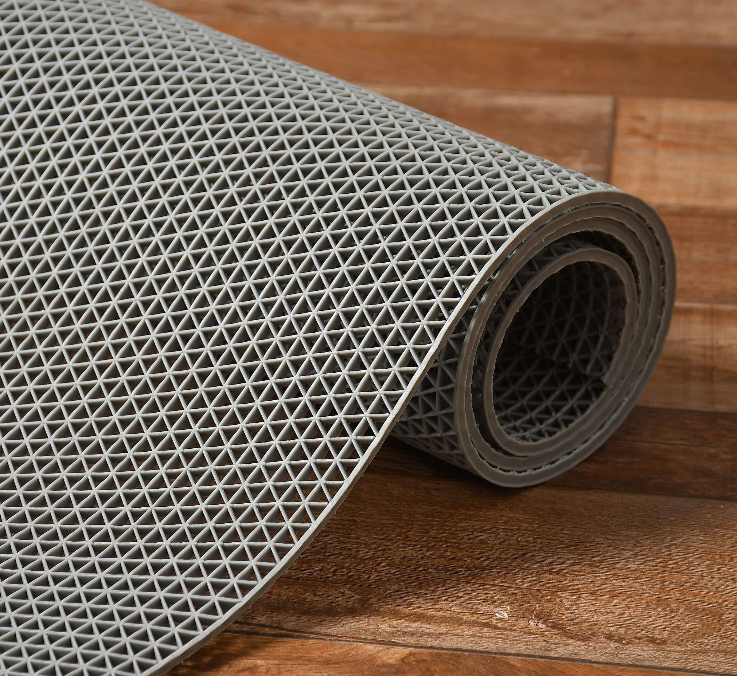 KAIFEI Anti Skid & Multipurpose Rubber Mat/Bathroom Mat/Shower Mat/Carpet/Rugs/Rainmat/Swimming Pool Mat Colour Grey|(2X3 Feet) 1