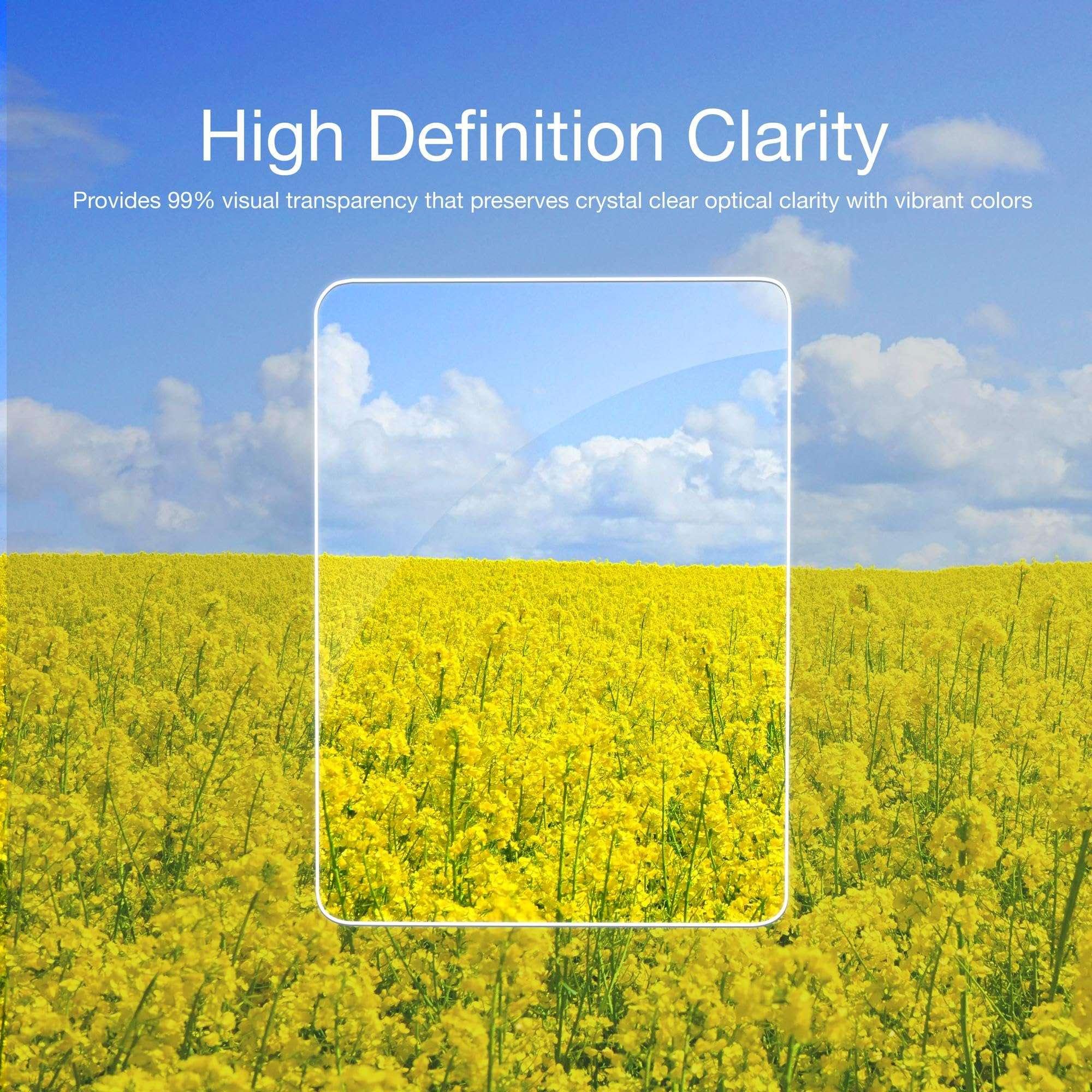 BoxWave Screen Protector Compatible with Allen Bradley PanelView Plus 7 Performance 19" - ClearTouch Crystal ToughShield 9H (2-Pack), Clear 9H Tough Flexible Film Screen Protector 6