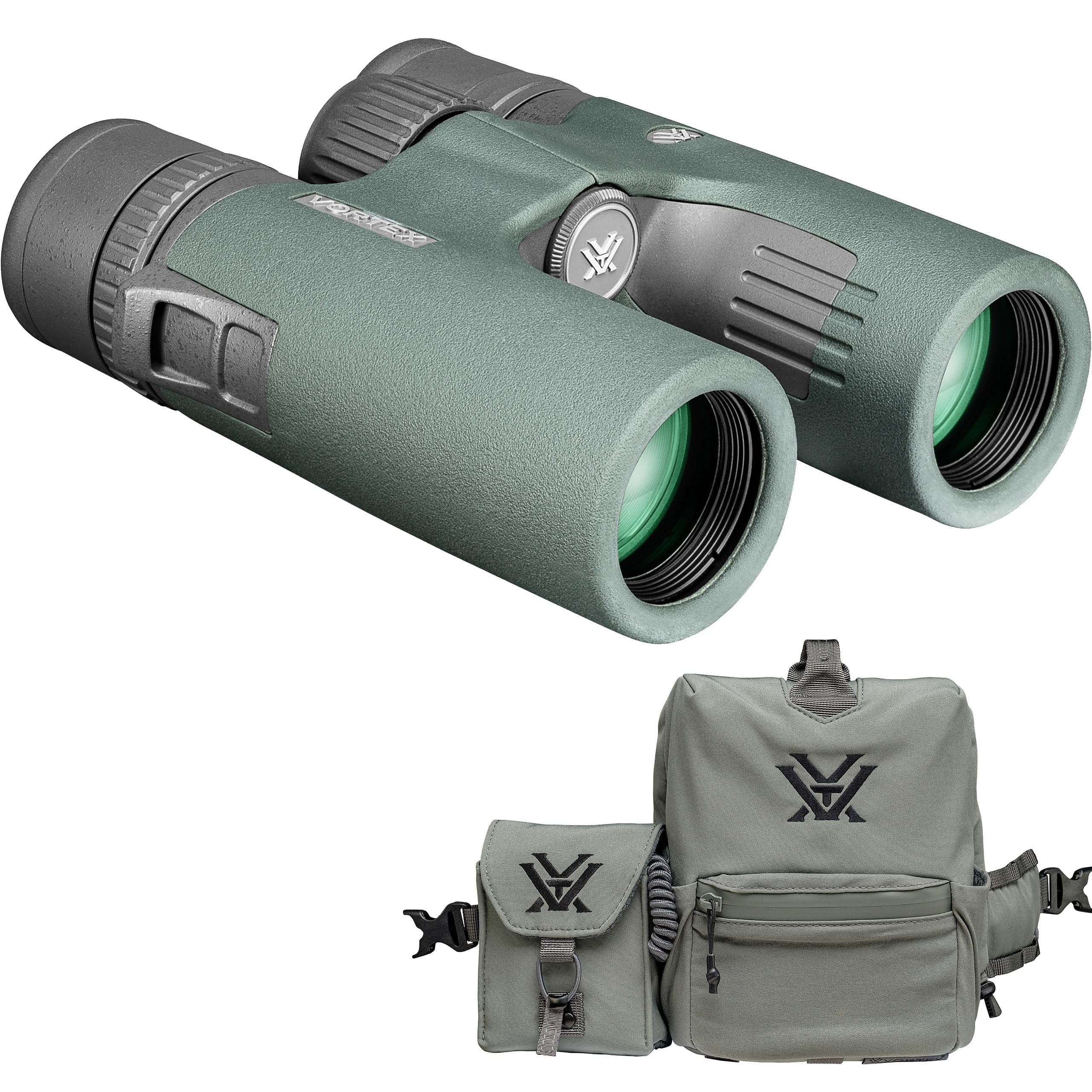 Vortex Optics Razor UHD 8x32 Binoculars & GlassPak Pro Binocular Harness