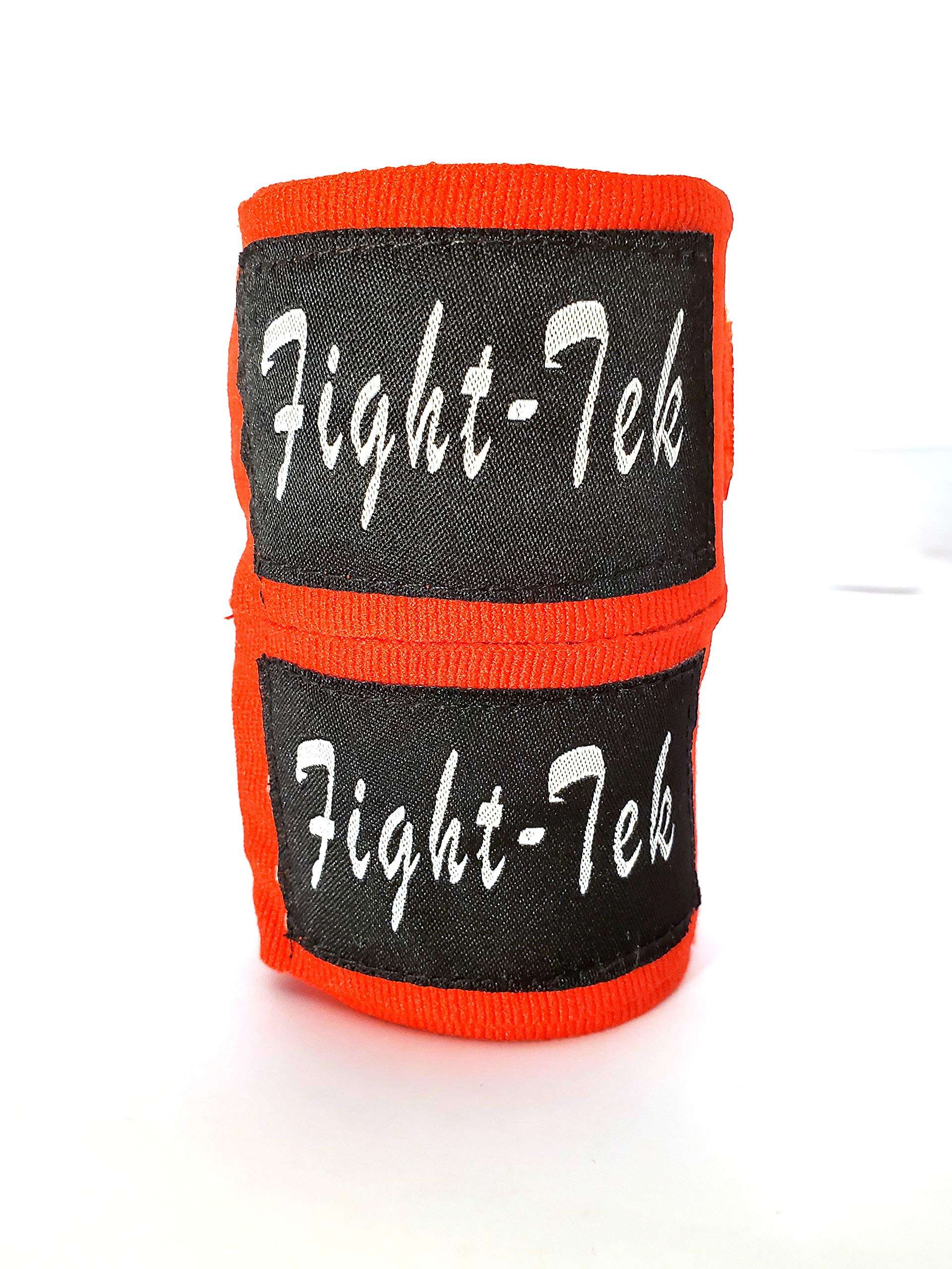 Fight-Tek Mexican Style Boxing Handwraps 180" with Secure Enclosure - for Martial Arts Muay Thai Kickboxing Boxing and MMA - Men and Women (Red) 1