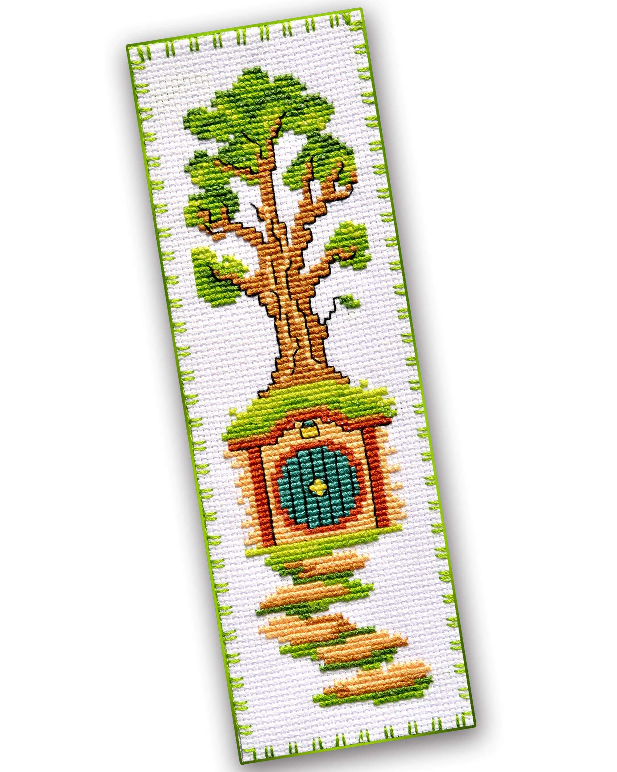 Personalized.Design Cross Stitch Kit 'Lord of The Rings: The Shire of Middle-Earth' - DIY Embroidery Bookmark with Pattern 6