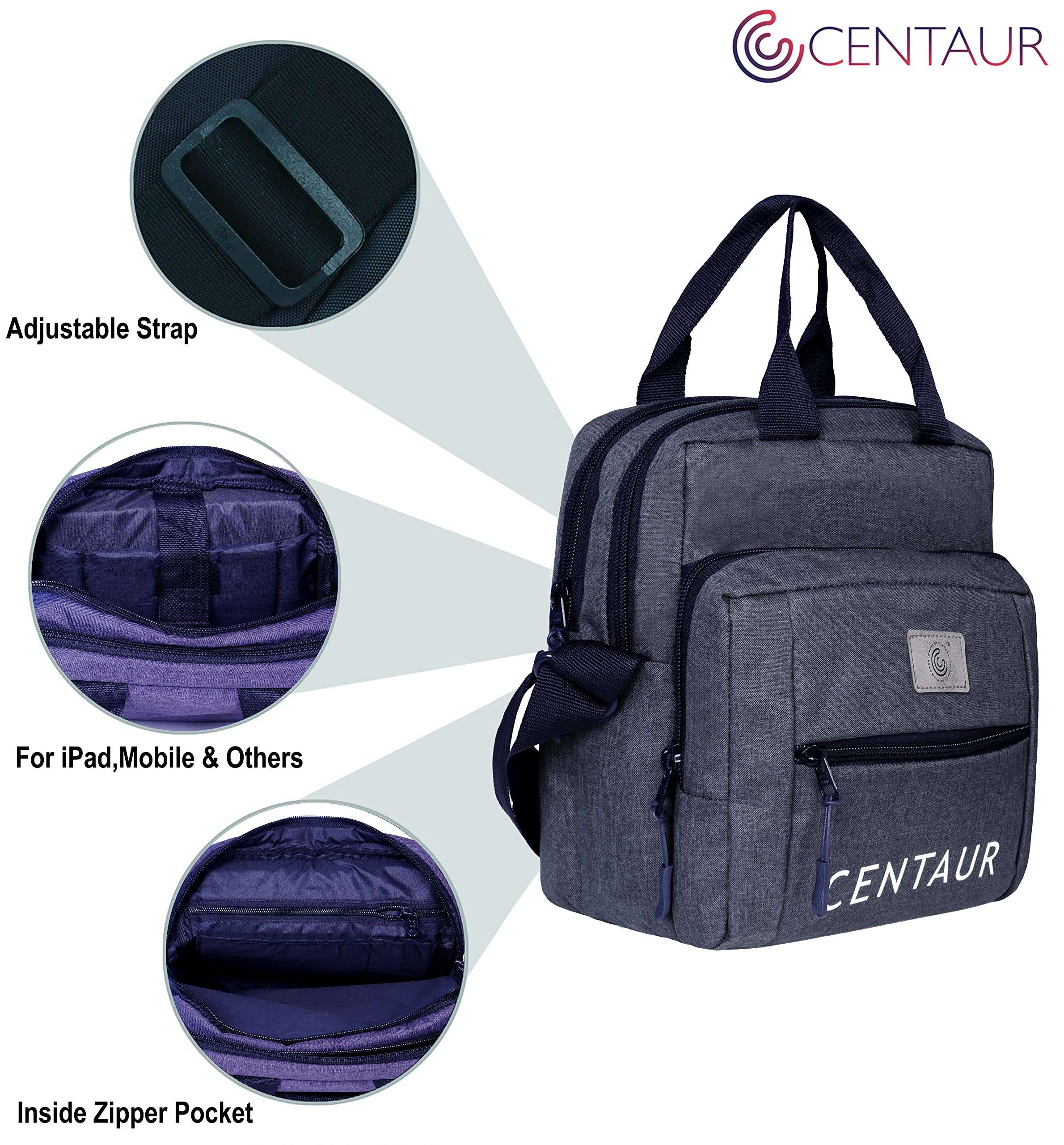 centaur | 38 Litre | Wolf Print Casual Backpack | With Sling Bag | Office Bag | School Bag | College Bag | Business Travel Bag | Unisex Anti-theft | Water Resistant | Lightweight 6