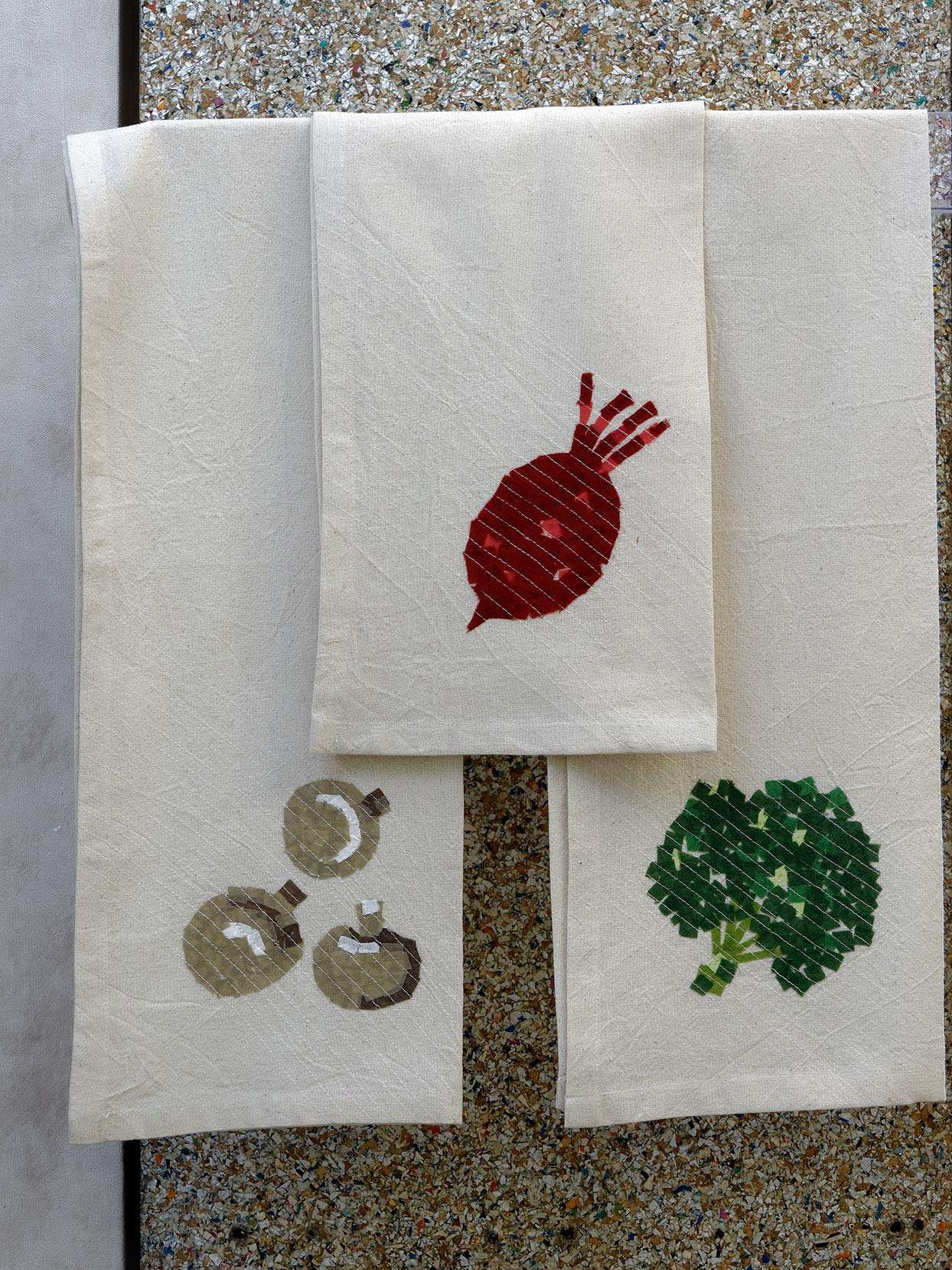 Calyz Textiles Beige Mushroom Kitchen Towel 4