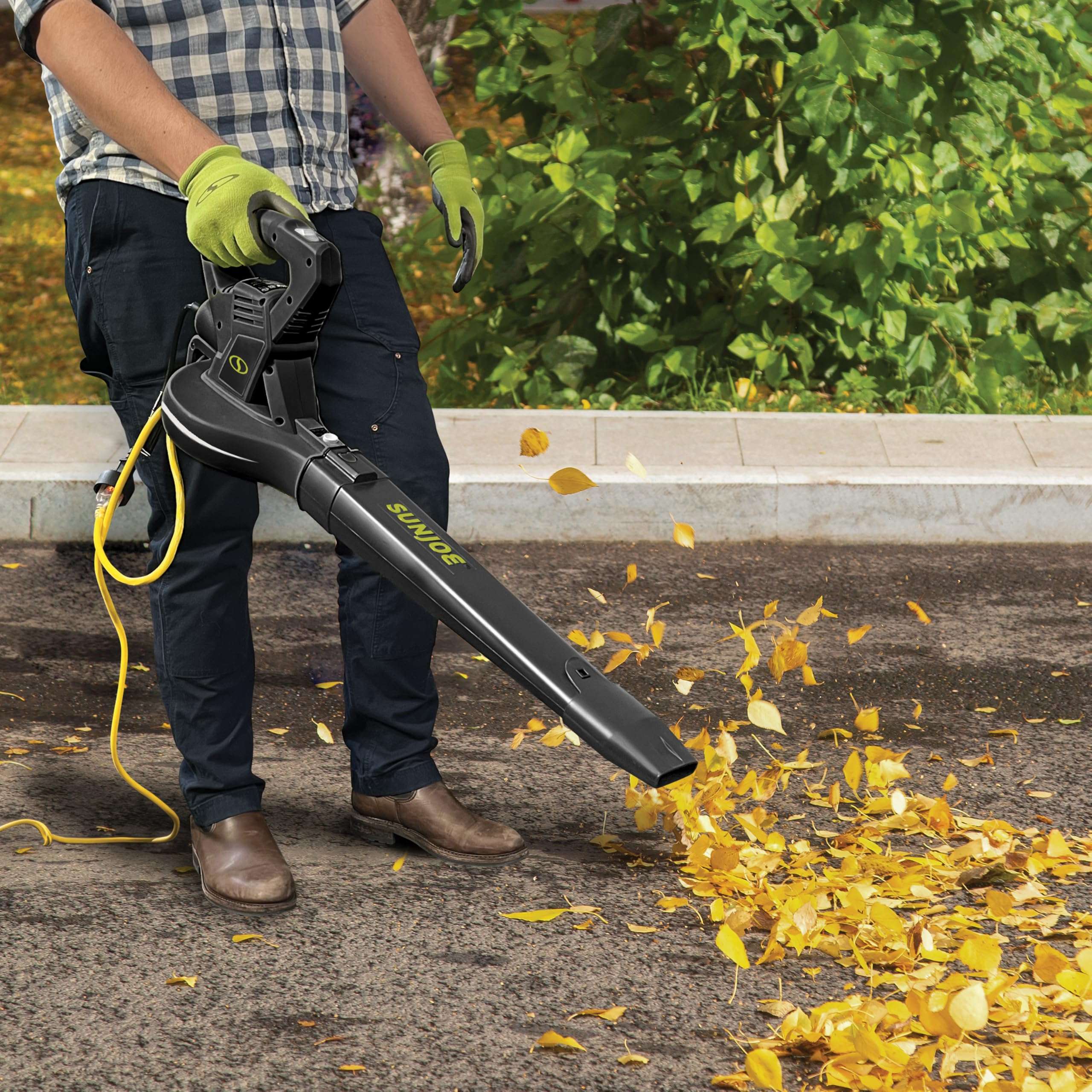Sun Joe Electric Leaf Blower with All-Purpose 2-Speed Settings, 10 Amp, 18 Inch, SBJ601E - Portable Machine and Equipment for Lawn, Garden, and Yard 3