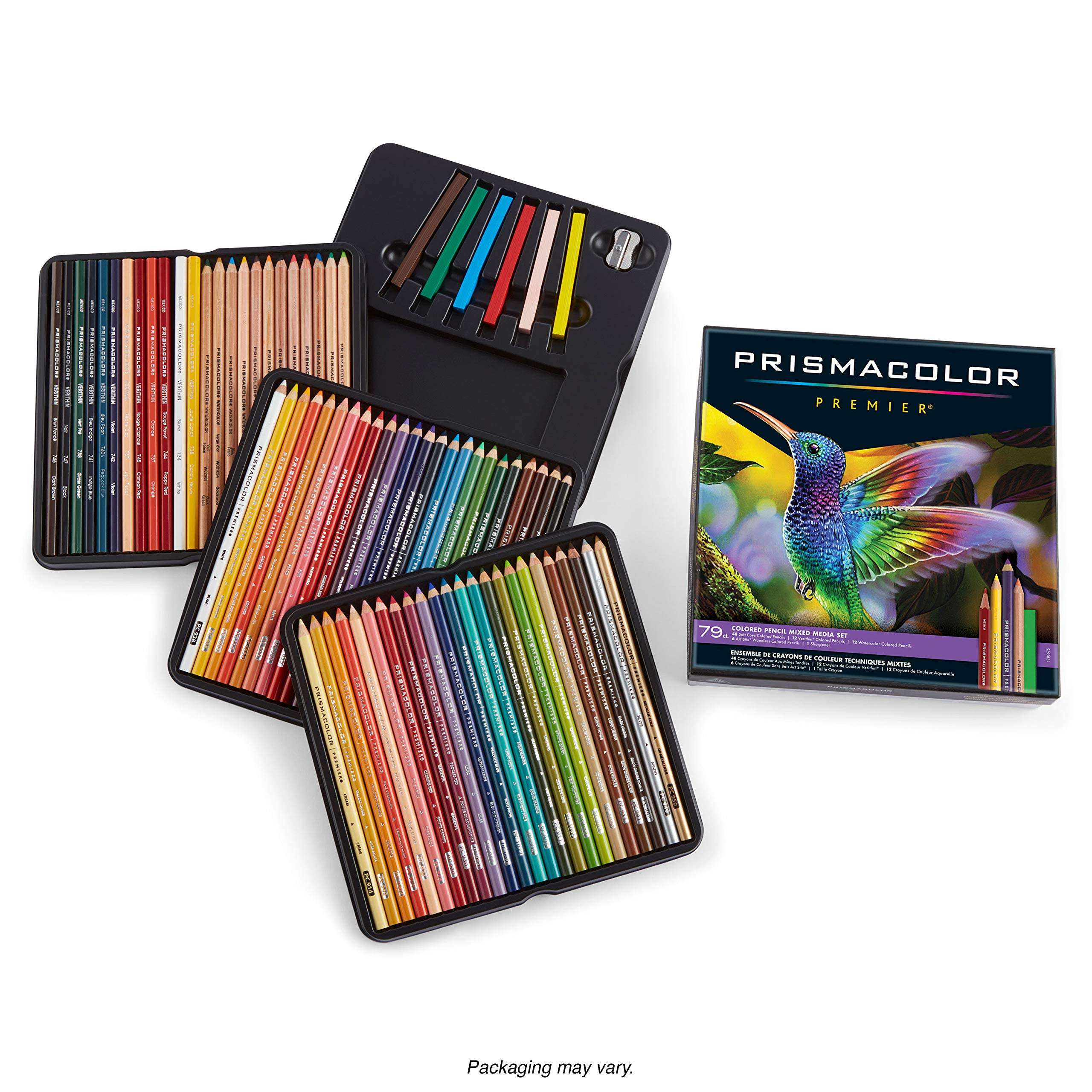 Prismacolor Mixed Media Set, 79 Count (Pack of 1), Assorted Colors 2