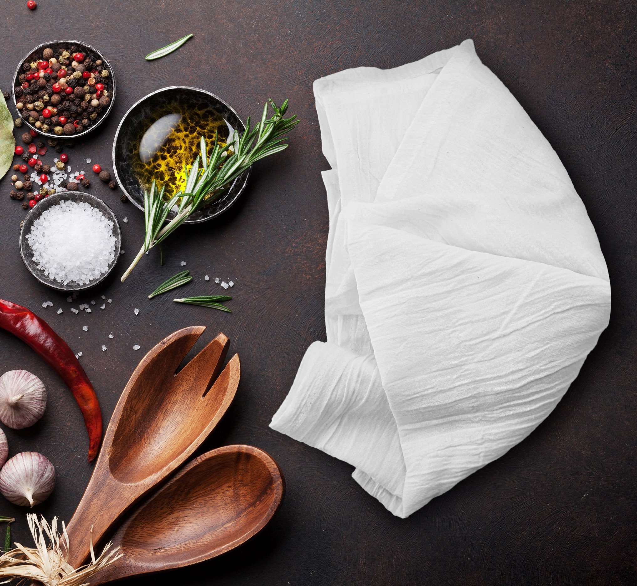 ZOYER Flour Sack Dish Towels (12 Pack) - Cotton Dish Towels 28x28 Inch Kitchen Towels Pure Ring Spun Cotton Multi-Purpose Absorbent Bar Towels 3