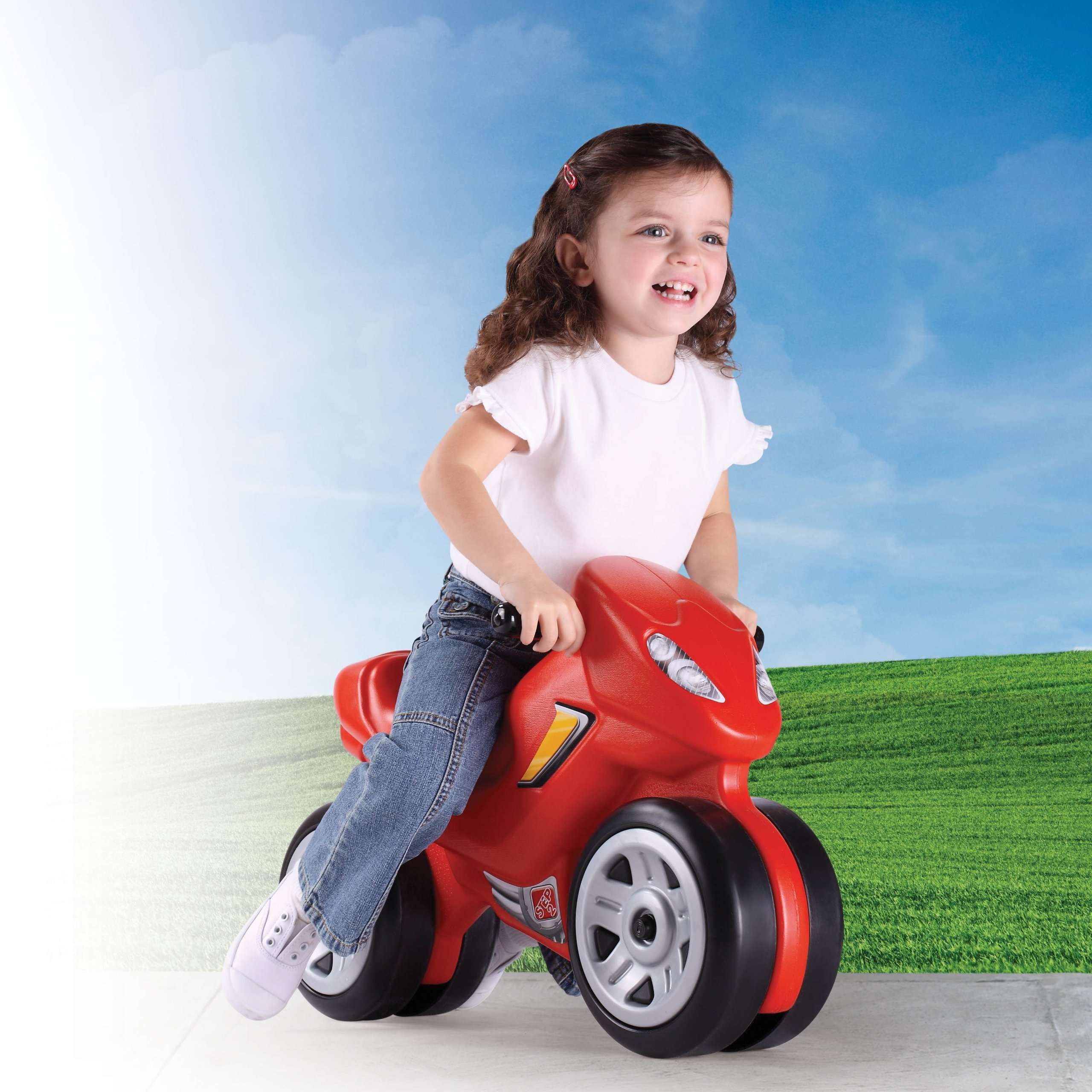 STEP2 Free Wheeling RED Motorcycle 4