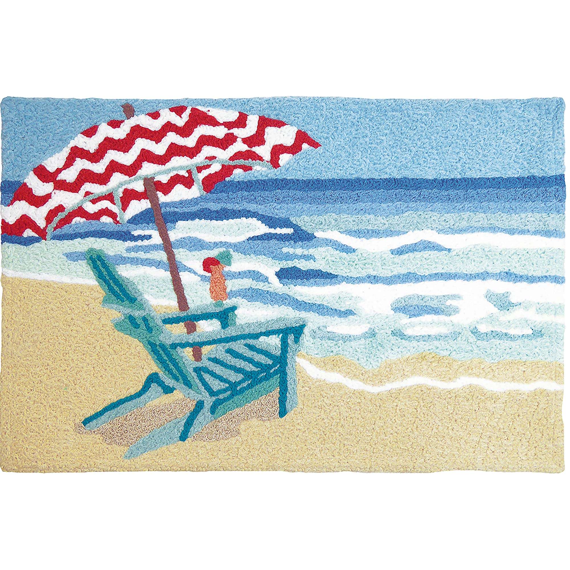 Jellybean Modern Indoor/Outdoor Mat Home Comfort Rugs 20" X 30" Rectangle Mai Tai 1