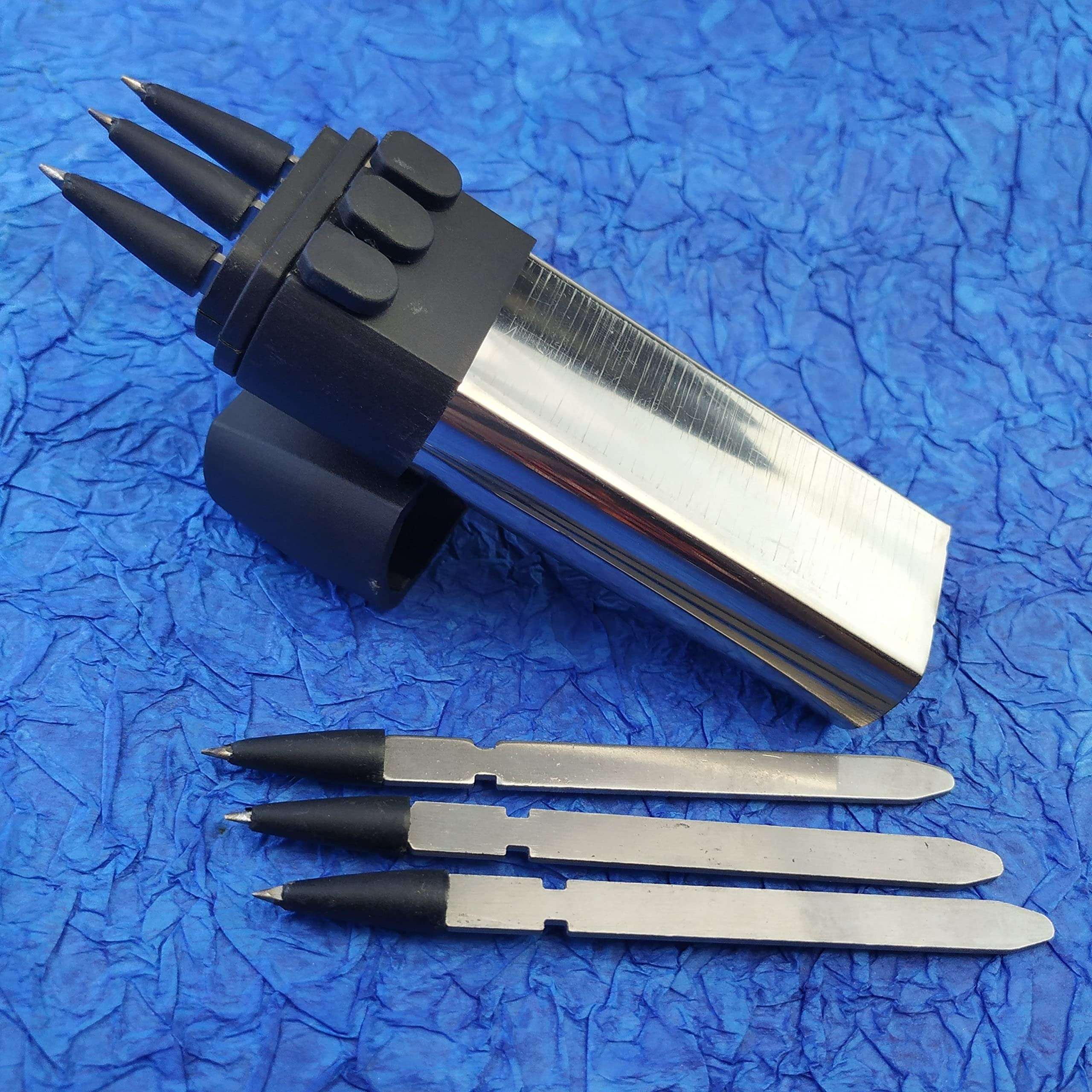 New Stinger Ballistic Dart Gun Launcher Hunting Shooting Shooter Tactical Tool Outdoor Concealed Practice Push Button Darts Self Defense Pocket Gift 5