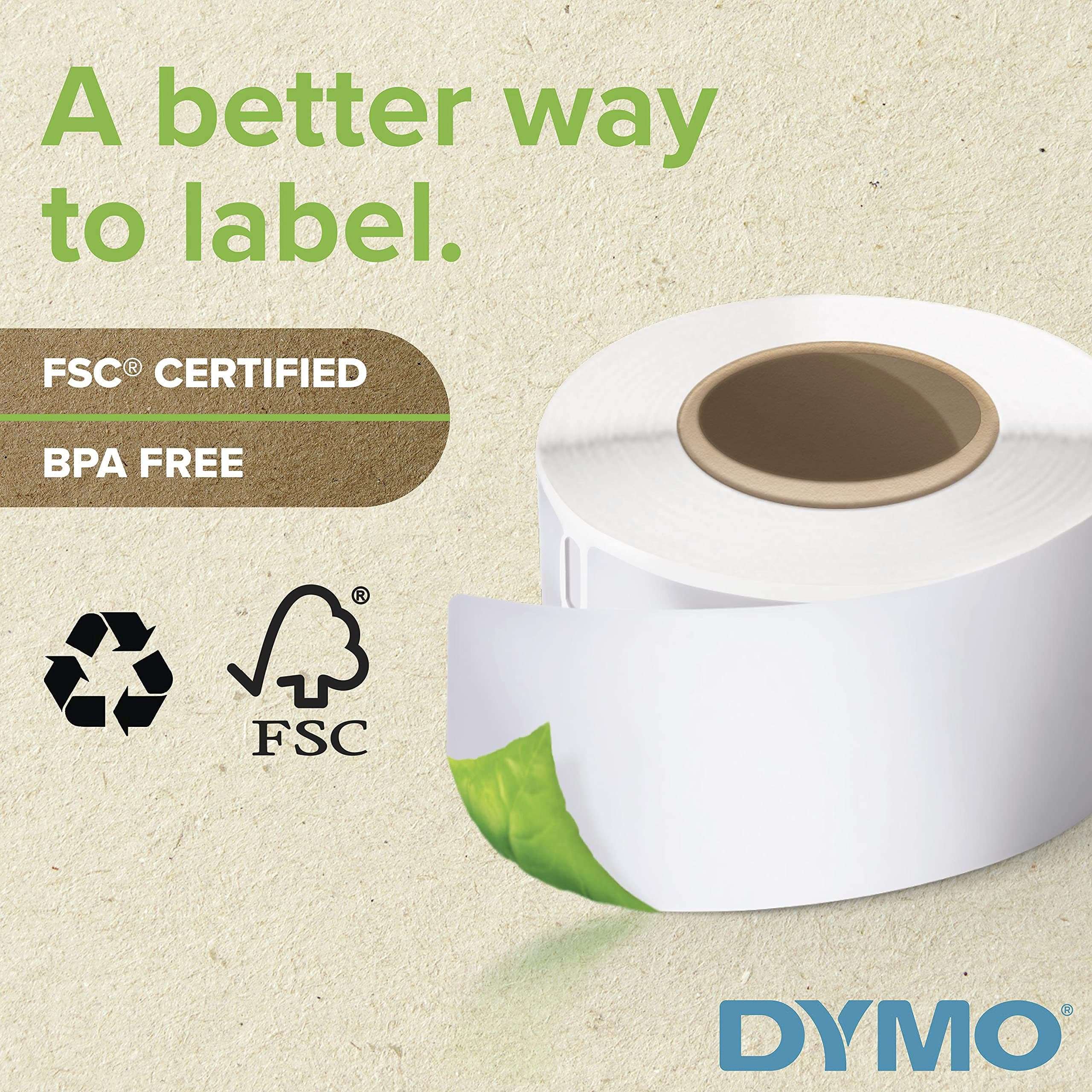 DYMO Authentic LW Extra-Large Shipping Labels for LabelWriter Label Printers, White, 4" x 6", 10 Rolls of 220 (2200 Total) 4